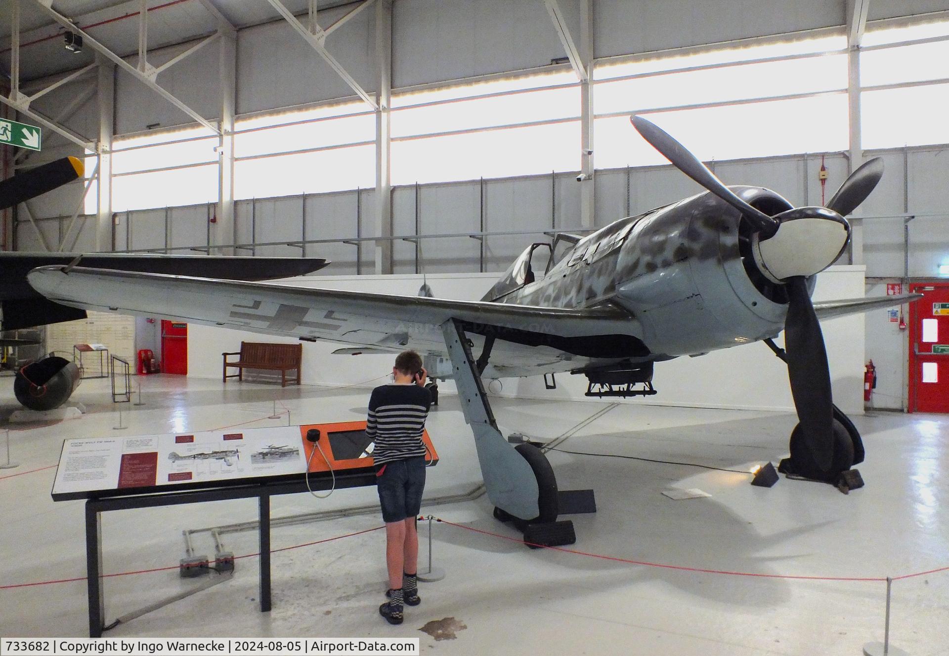 733682, 1944 Focke-Wulf Fw-190A-8 C/N 733682, Focke-Wulf Fw 190A-8 at the RAF Museum Cosford