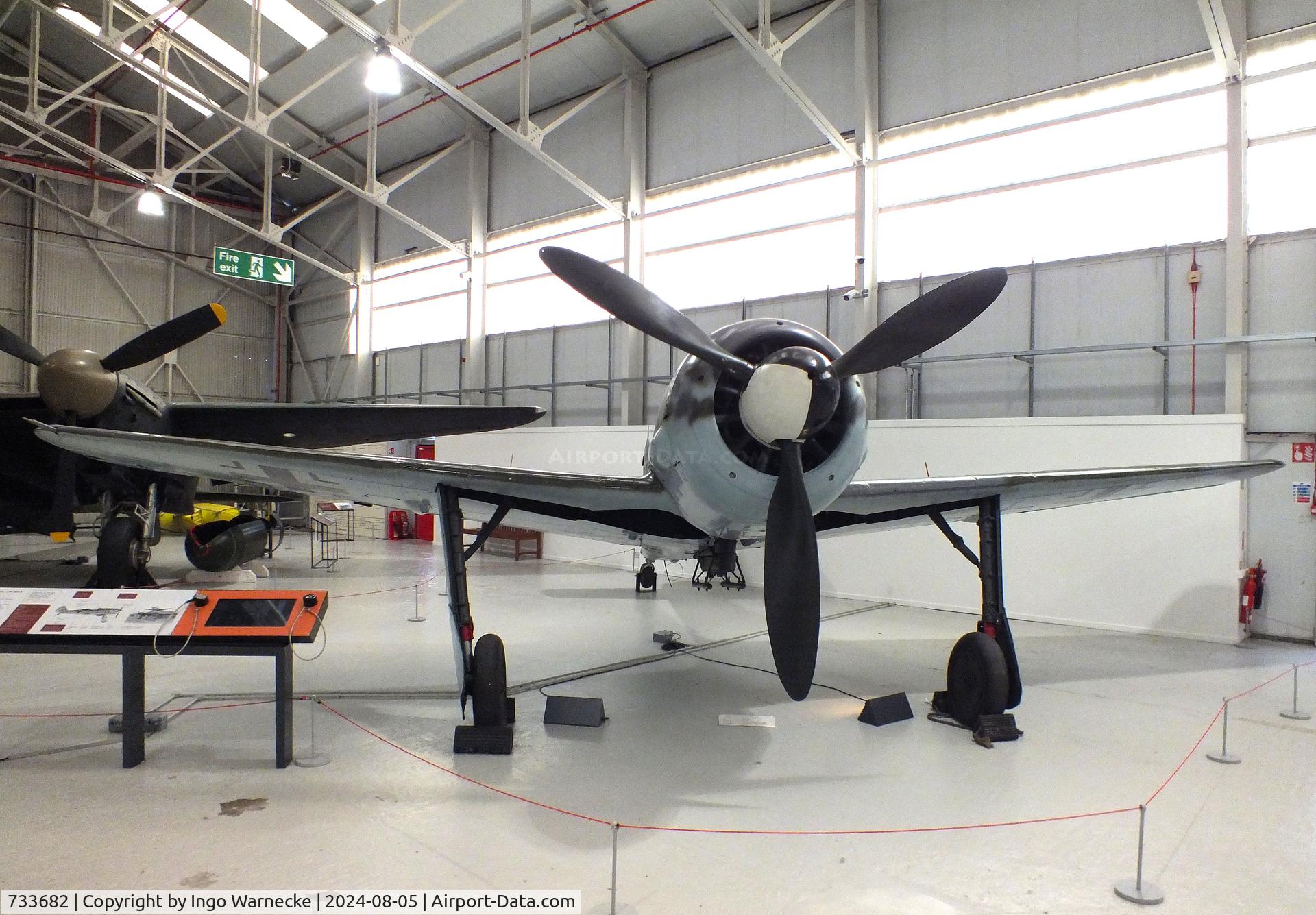 733682, 1944 Focke-Wulf Fw-190A-8 C/N 733682, Focke-Wulf Fw 190A-8 at the RAF Museum Cosford