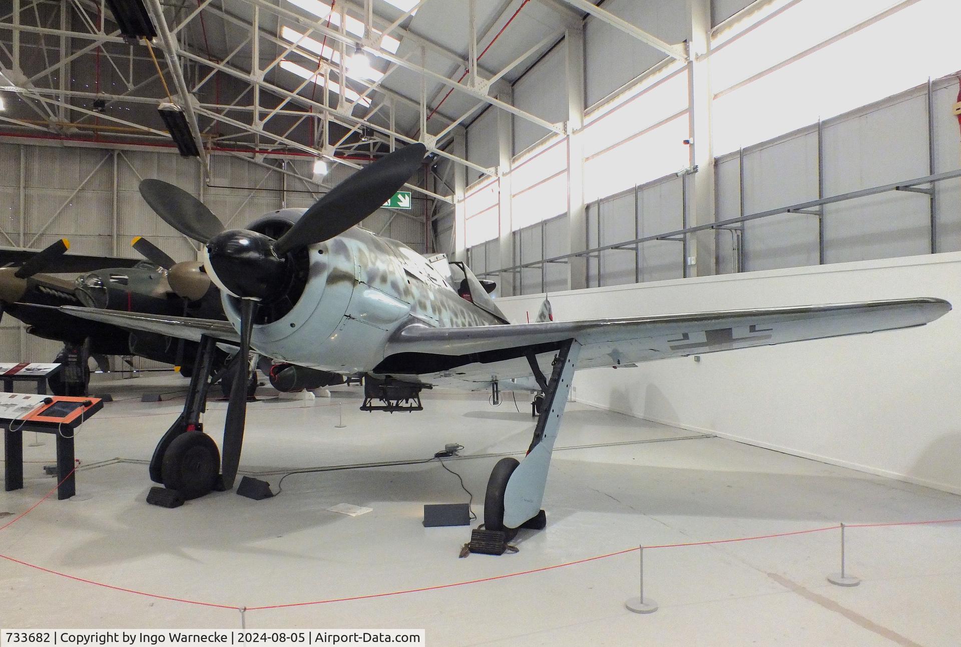 733682, 1944 Focke-Wulf Fw-190A-8 C/N 733682, Focke-Wulf Fw 190A-8 at the RAF Museum Cosford