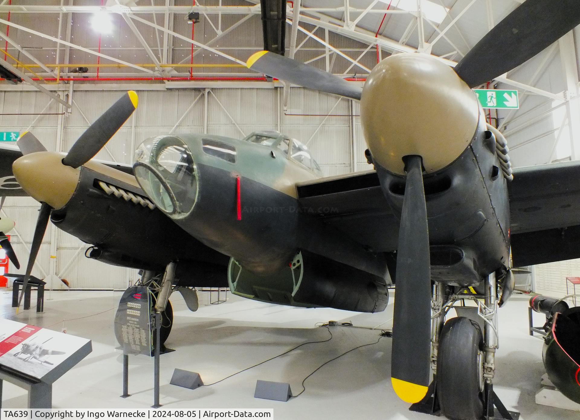 TA639, 1945 De Havilland DH-98 Mosquito TT.35 C/N Not found TA639, De Havilland D.H.98 Mosquito TT35 at the RAF Museum Cosford