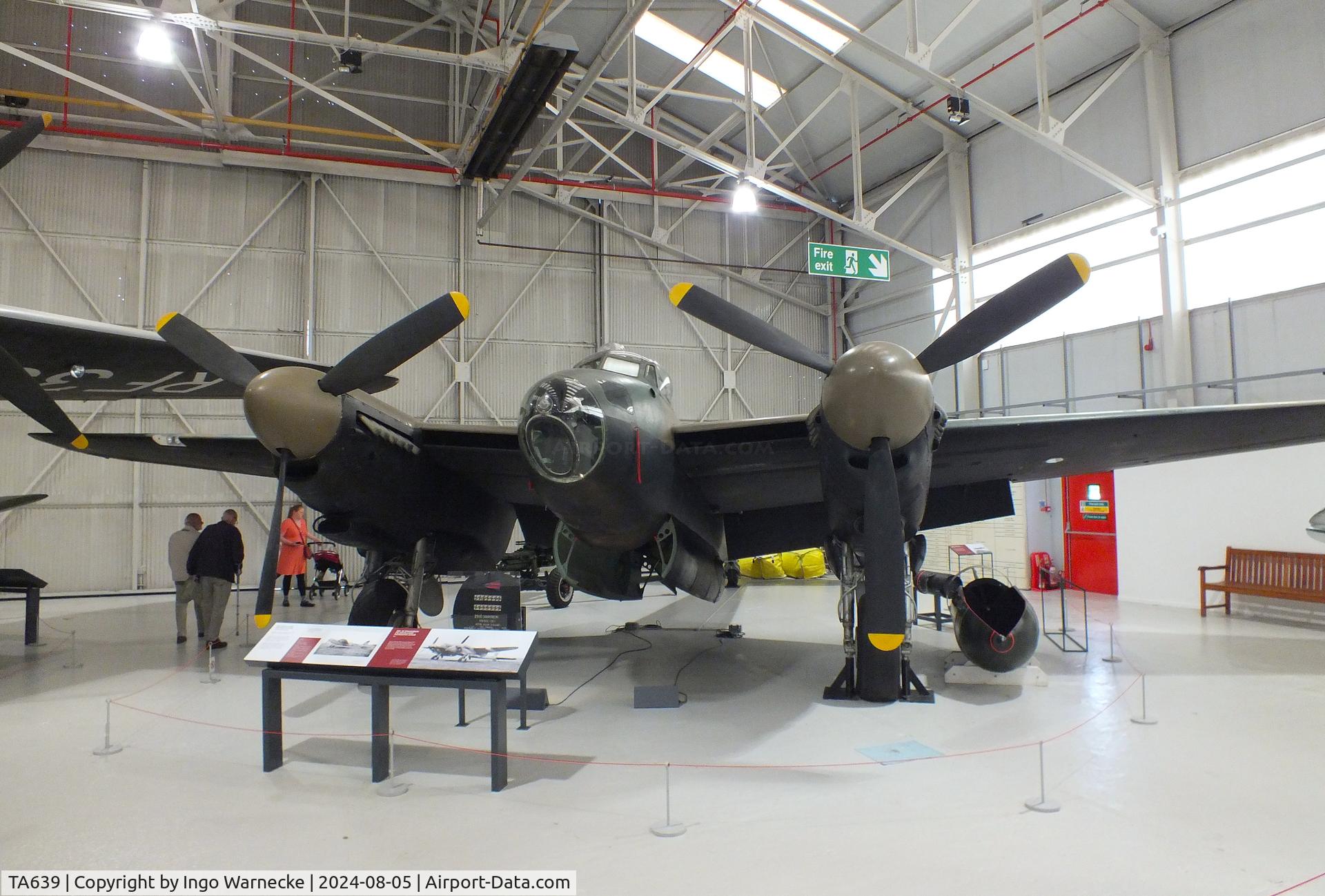TA639, 1945 De Havilland DH-98 Mosquito TT.35 C/N Not found TA639, De Havilland D.H.98 Mosquito TT35 at the RAF Museum Cosford
