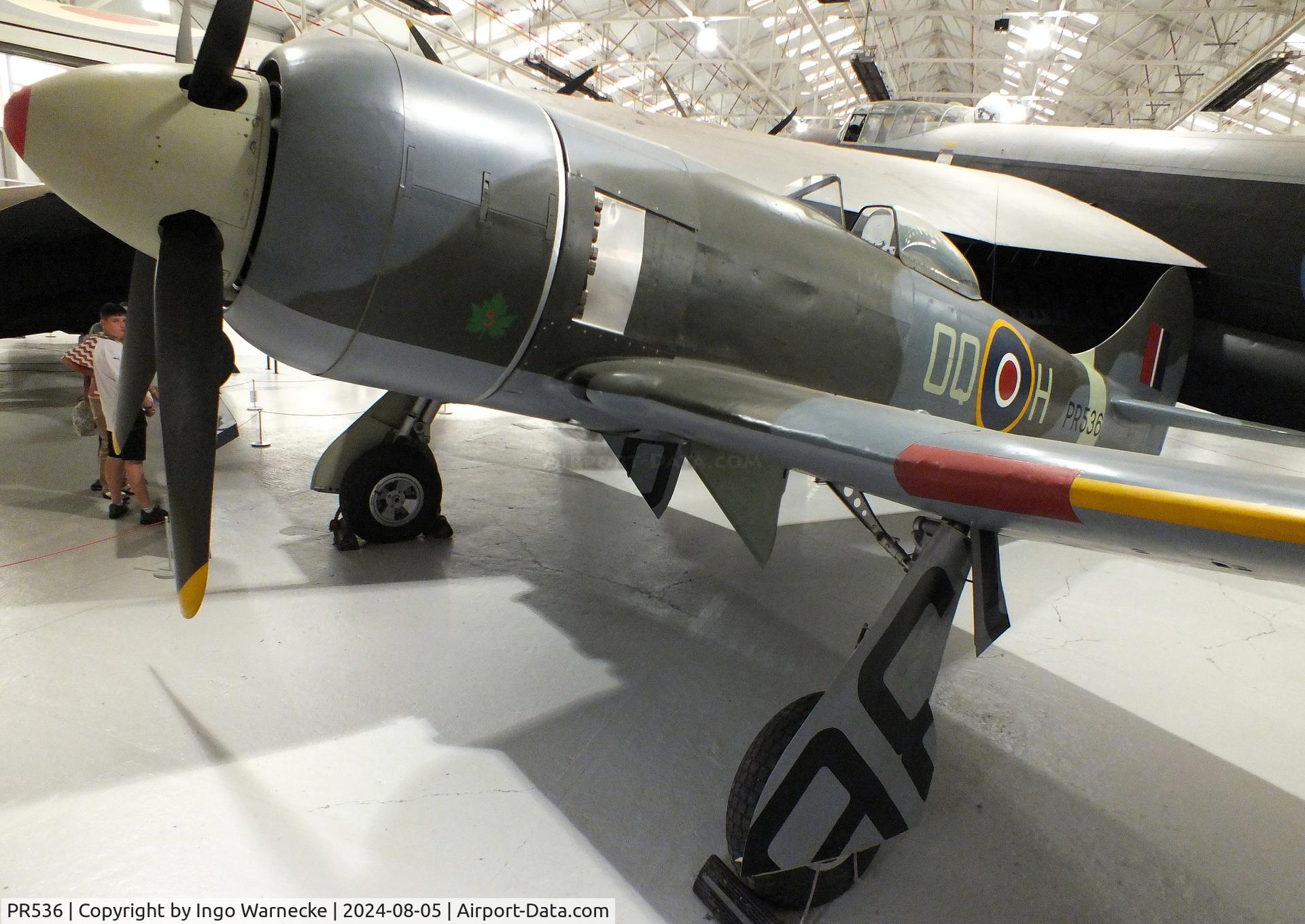 PR536, 1945 Hawker Tempest II C/N Not found HA457, Hawker Tempest II at the RAF Museum Cosford