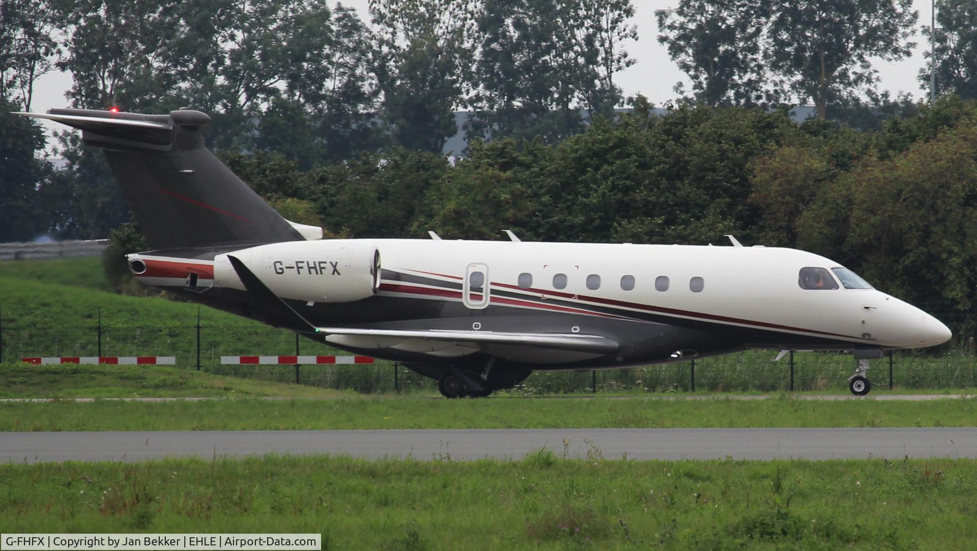 G-FHFX, 2019 Embraer EMB-550 Praetor 600 C/N 55020121, Arriving at Lelystad Airport