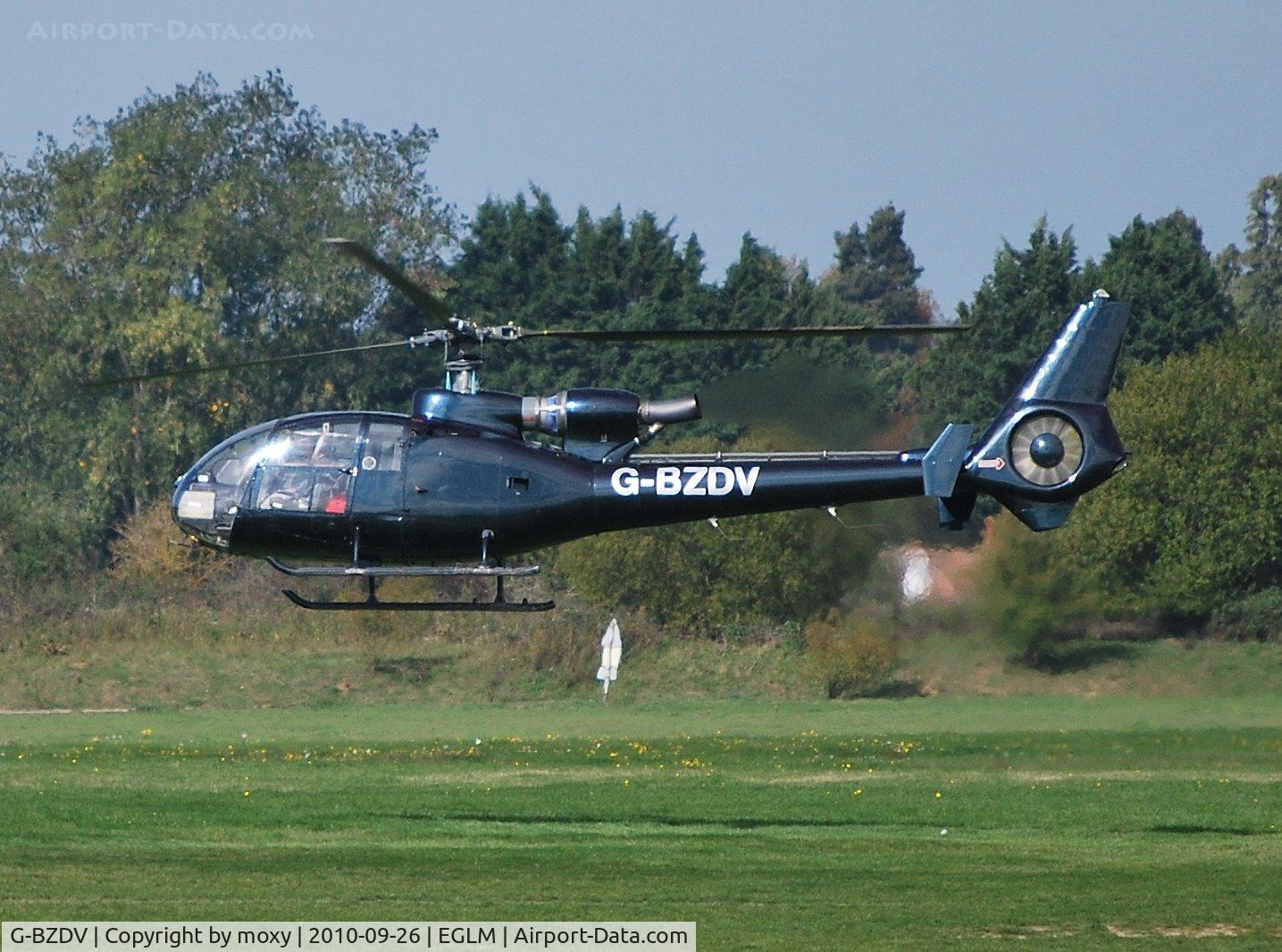G-BZDV, 1973 Westland SA-341C Gazelle HT2 C/N 1150, Westland SA-341C Gazelle HT2 at White Waltham.