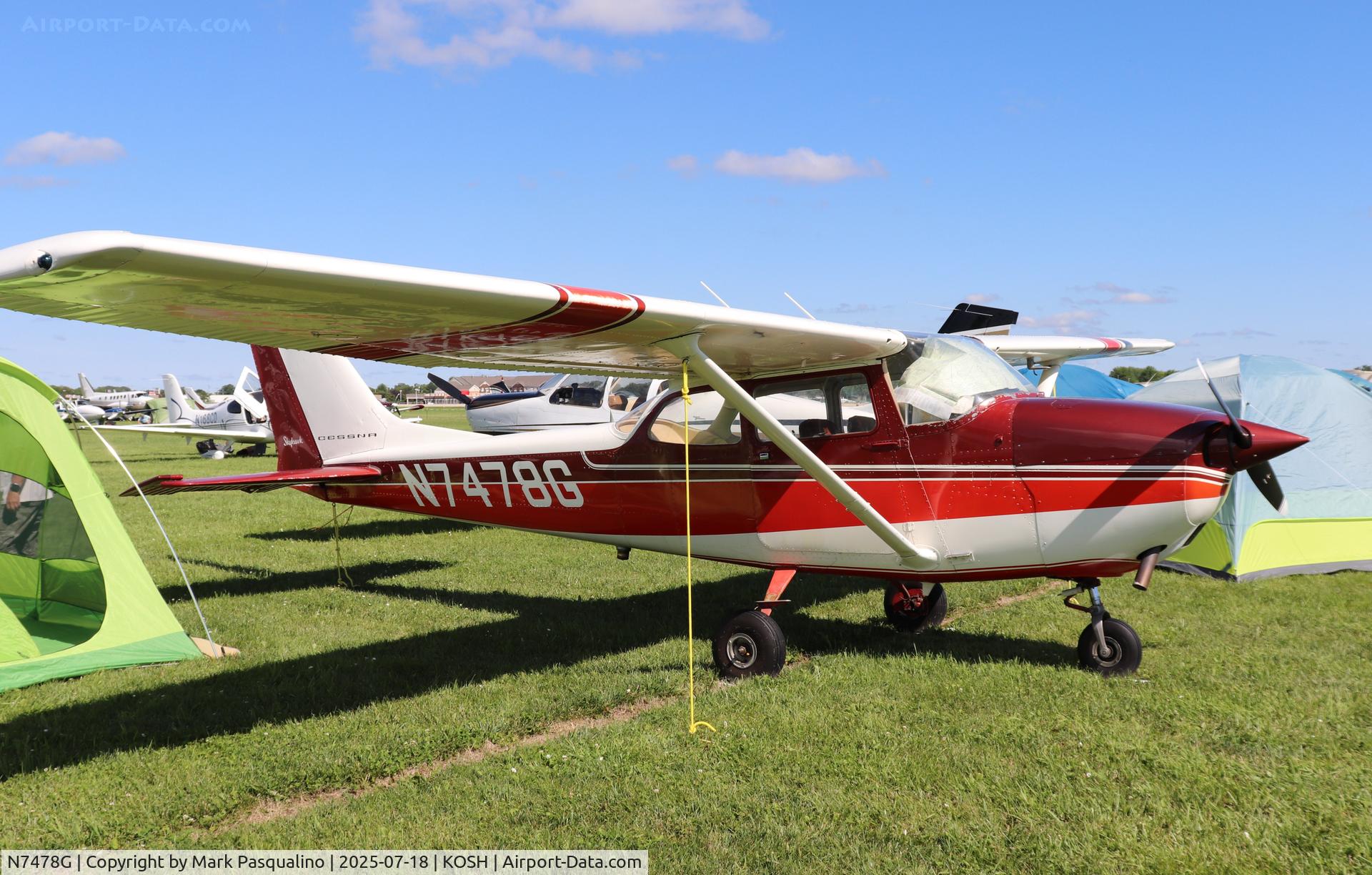 N7478G, 1970 Cessna 172K Skyhawk C/N 17259178, Cessna 172K