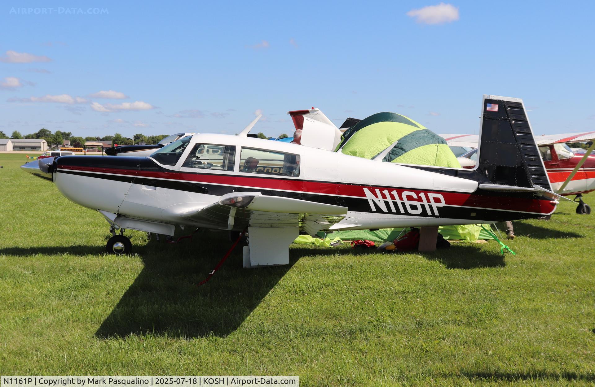 N1161P, 1982 Mooney M20K C/N 25-0658, Mooney M20K