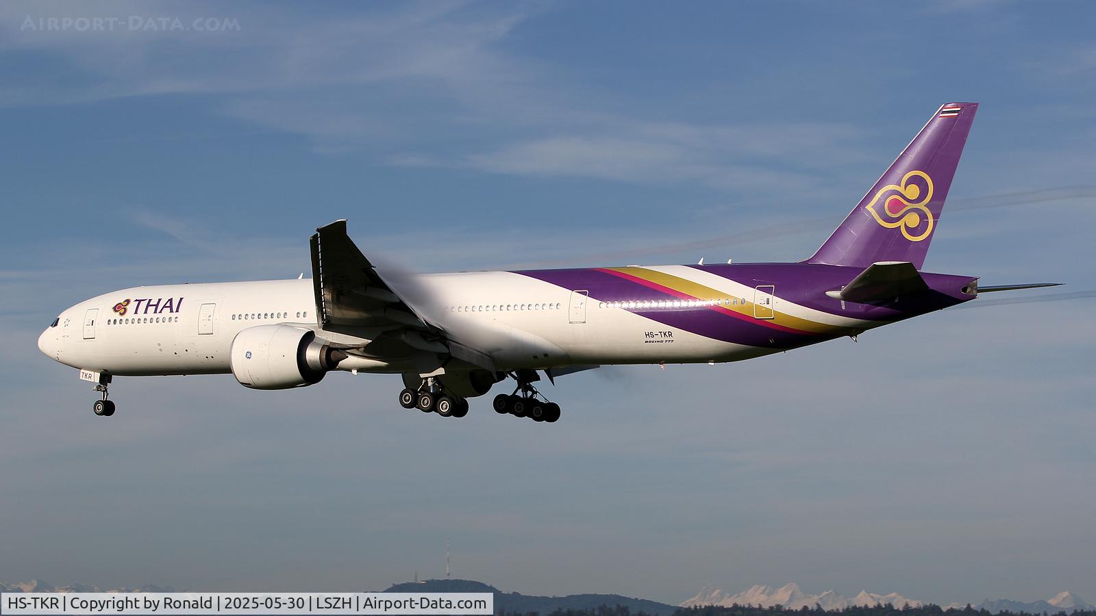 HS-TKR, 2013 Boeing 777-3AL/ER C/N 41527, at zrh
