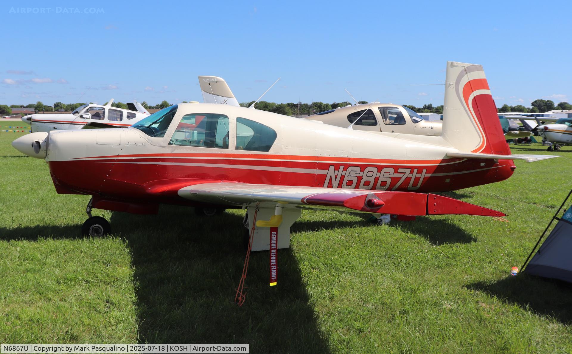 N6867U, 1963 Mooney M20C Ranger C/N 2571, Mooney M20C