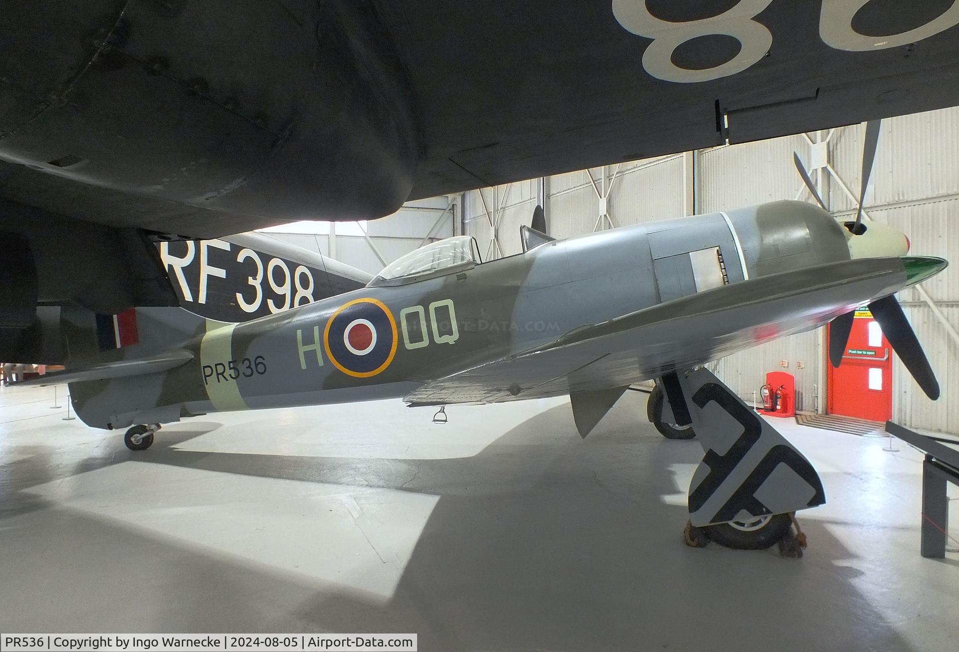 PR536, 1945 Hawker Tempest II C/N Not found HA457, Hawker Tempest II at the RAF Museum Cosford