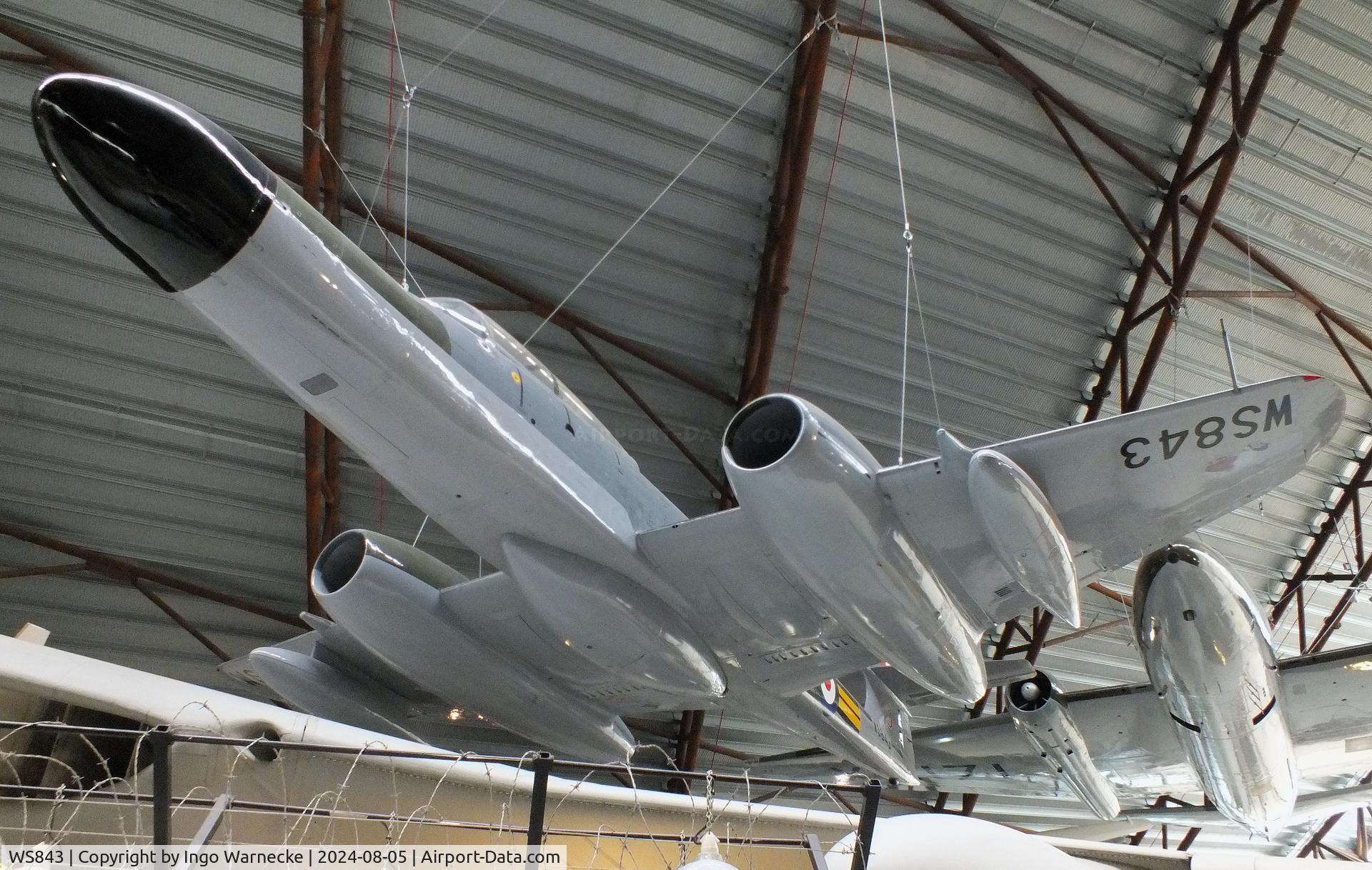 WS843, Gloster Meteor NF(T).14 C/N Not found WS843, Gloster (Armstrong Whitworth) Meteor NF(T)14 at the RAF Museum Cosford