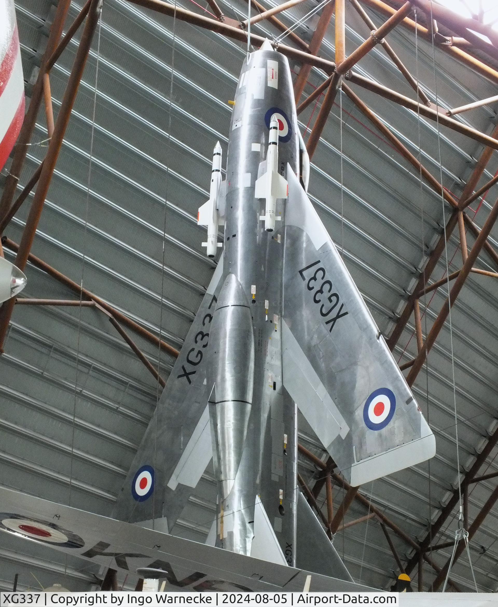 XG337, English Electric Lightning F.1 C/N 95026/1, English Electric Lightning F1 at the RAF Museum Cosford