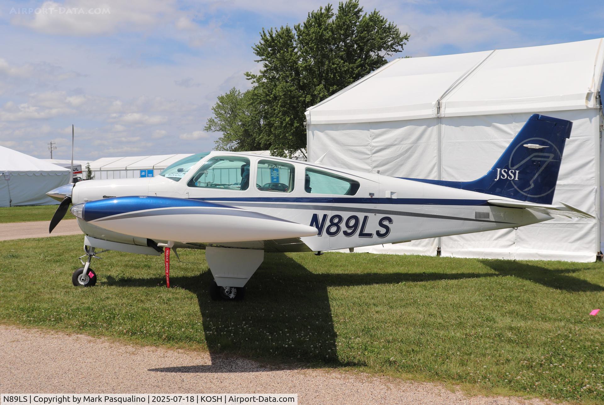 N89LS, 1991 Beech F33A Bonanza C/N CE-1583, Beech F33A