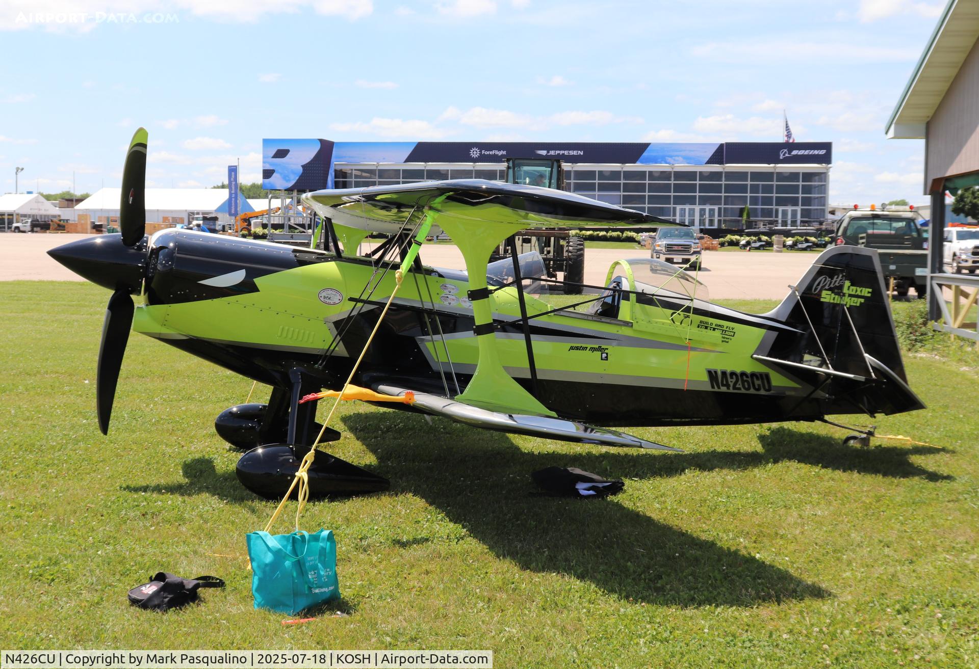 N426CU, 2021 JUSTIN S MILLER/GARY J GROMMON TOXIC S-1-11 C/N 4261986, Pitts S-1-11