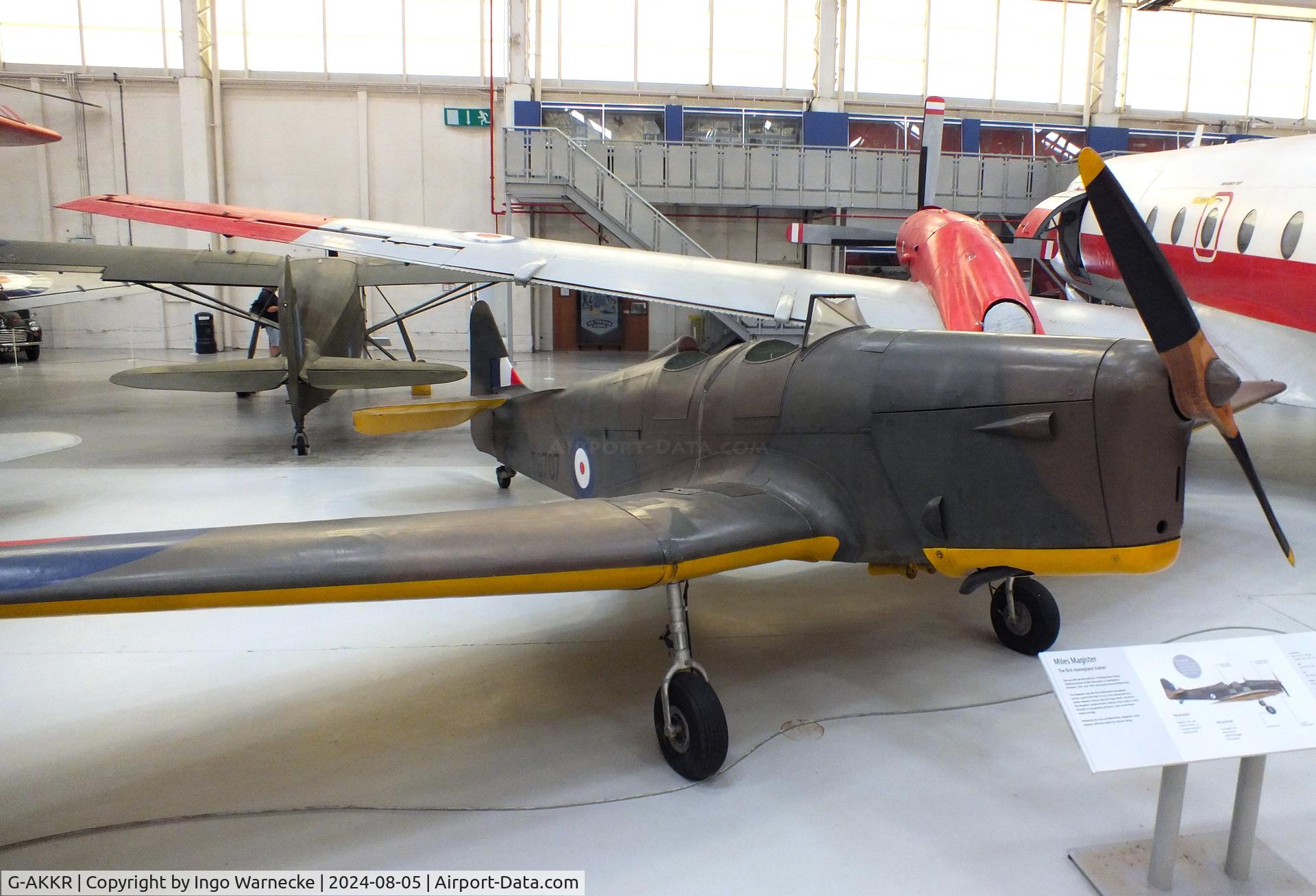 G-AKKR, Miles M-14 Magister I C/N 1995, Miles M.14A Magister I at the RAF Museum Cosford