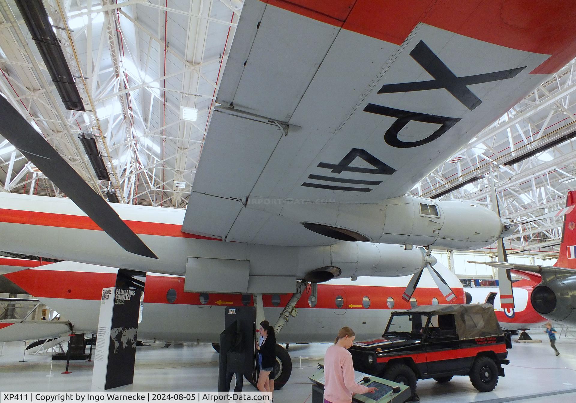 XP411, 1962 Armstrong Whitworth AW-660 Argosy C.1 C/N 6766, Armstrong Whitworth AW.660 Argosy T1 at the RAF Museum Cosford