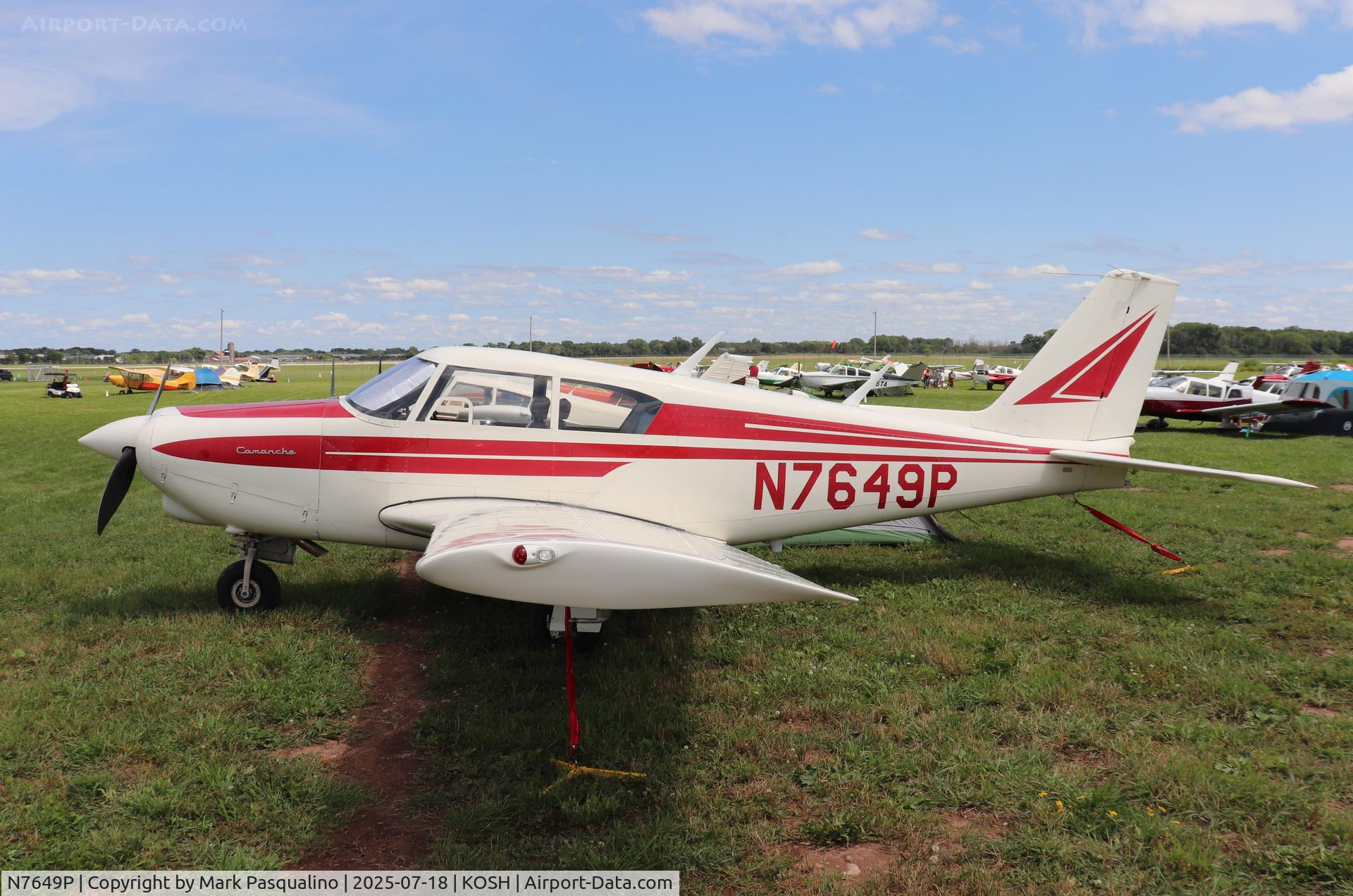 N7649P, 1961 Piper PA-24-180 Comanche C/N 24-2863, Piper PA-24-180