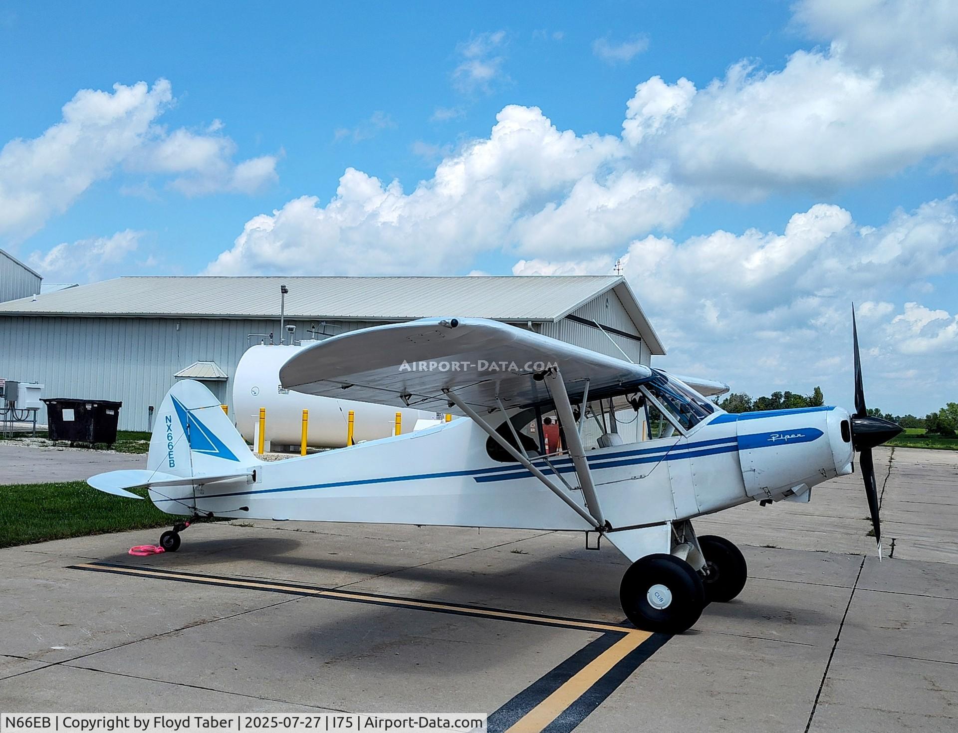 N66EB, 2005 Piper PA-18 Super Cub Replica C/N 001 (N66EB), Headed home from Osh Kosh to Midland Texas