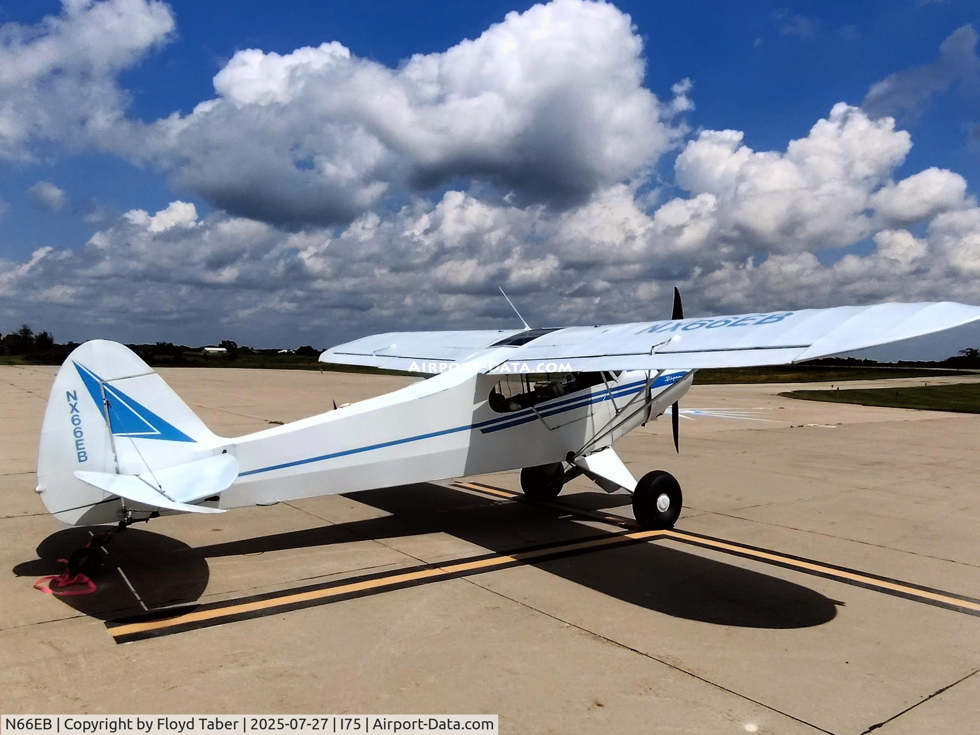 N66EB, 2005 Piper PA-18 Super Cub Replica C/N 001 (N66EB), Headed home with after Airventure Oshkosh 2025