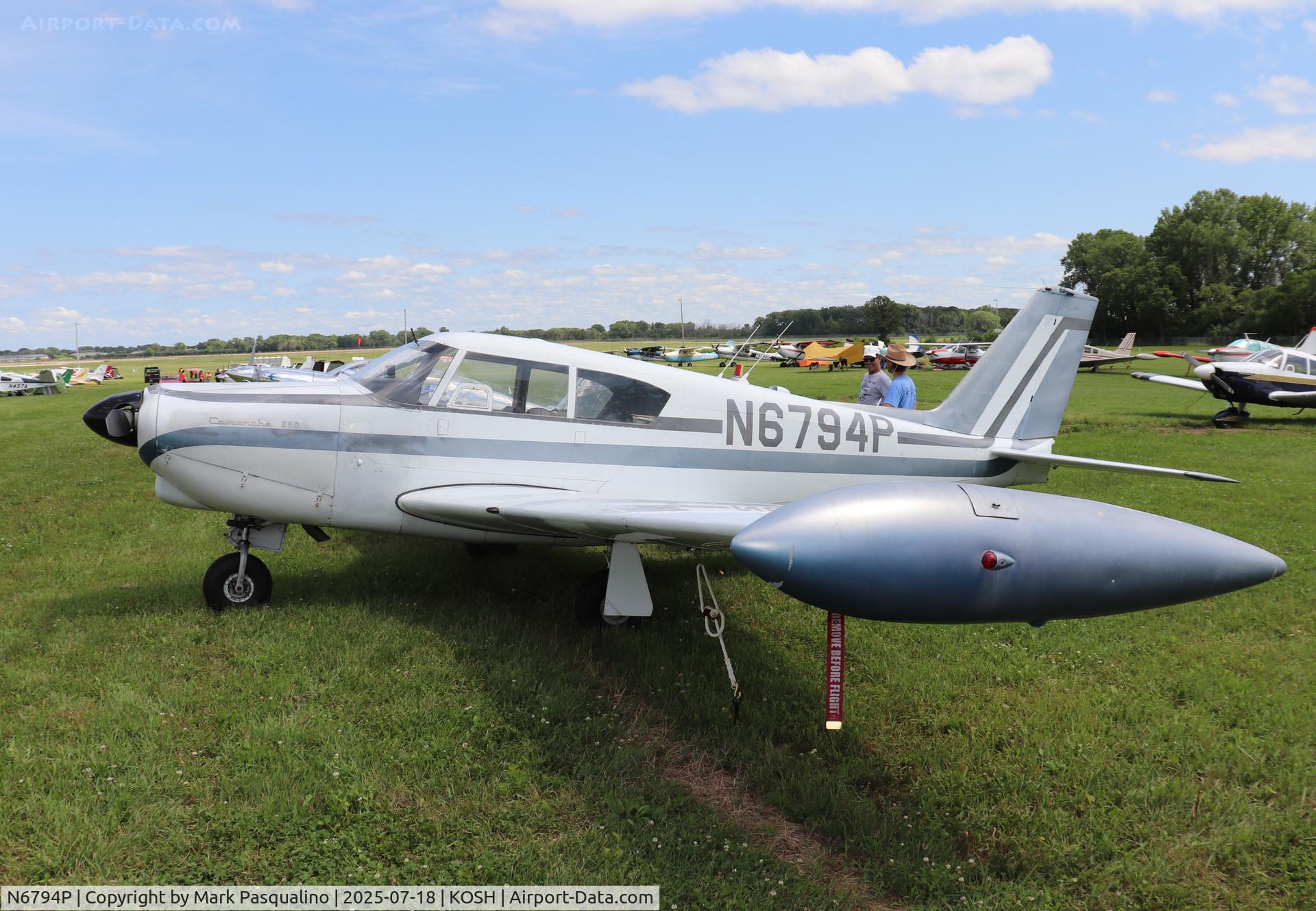 N6794P, 1960 Piper PA-24-250 Comanche C/N 24-1927, Piper PA-24-250
