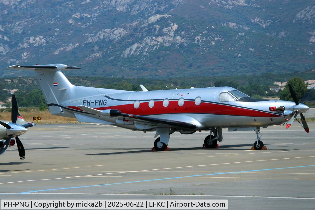 PH-PNG, 2009 Pilatus PC-12/47E C/N 1121, Parked