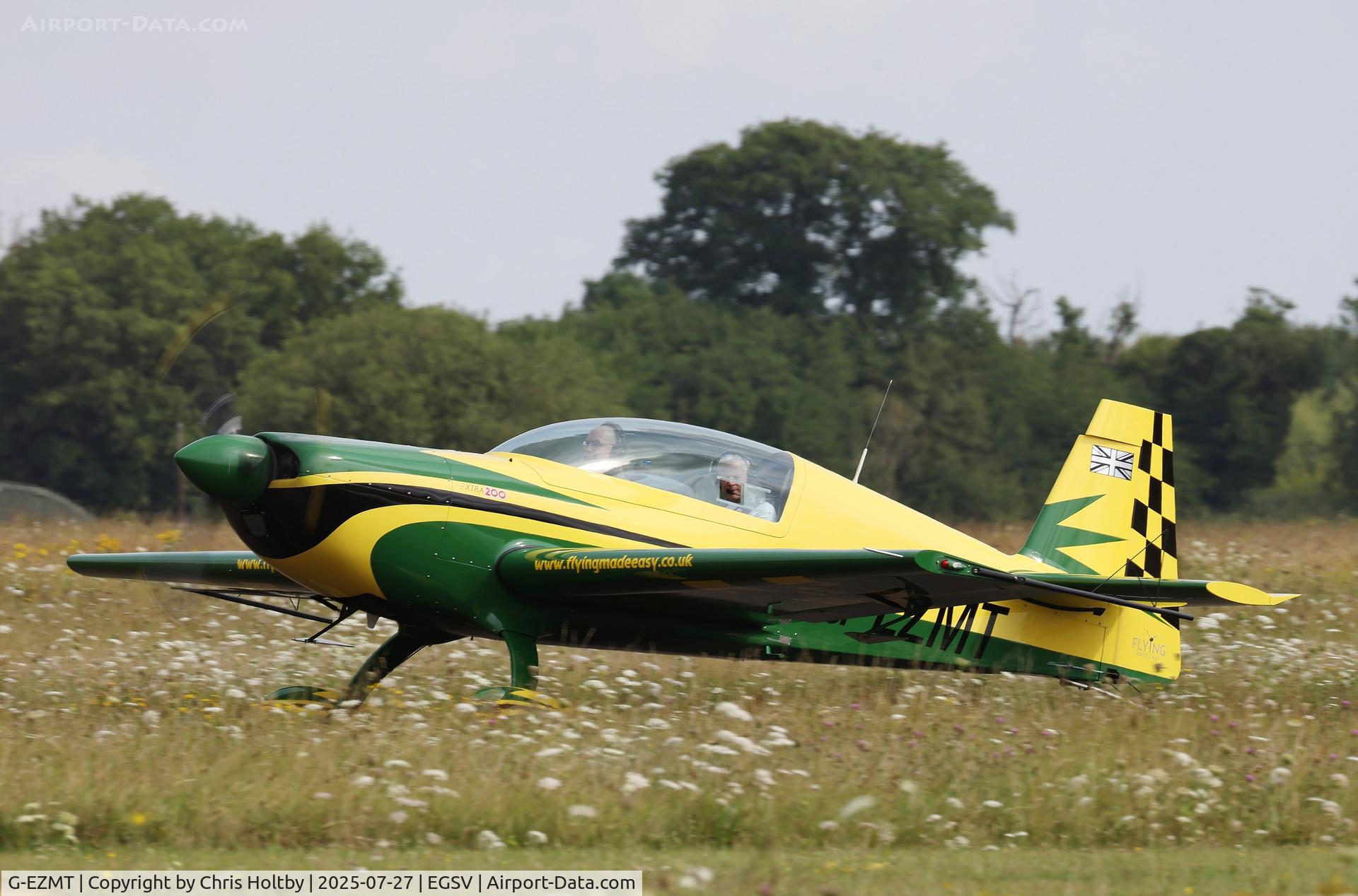 G-EZMT, 2014 Extra EA-300/200 C/N 1045, Pre-airshow pleasure trips at Old Buckenham