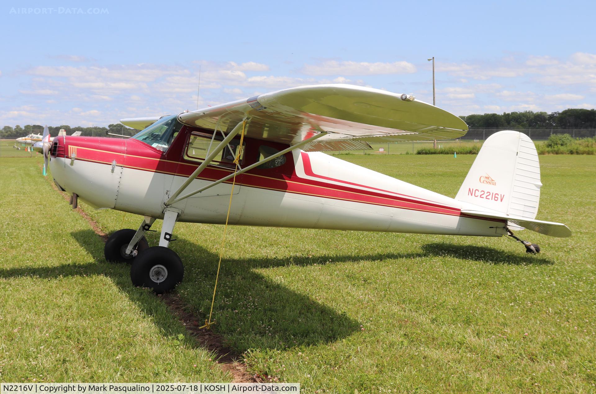 N2216V, 1948 Cessna 140 C/N 14447, Cessna 140