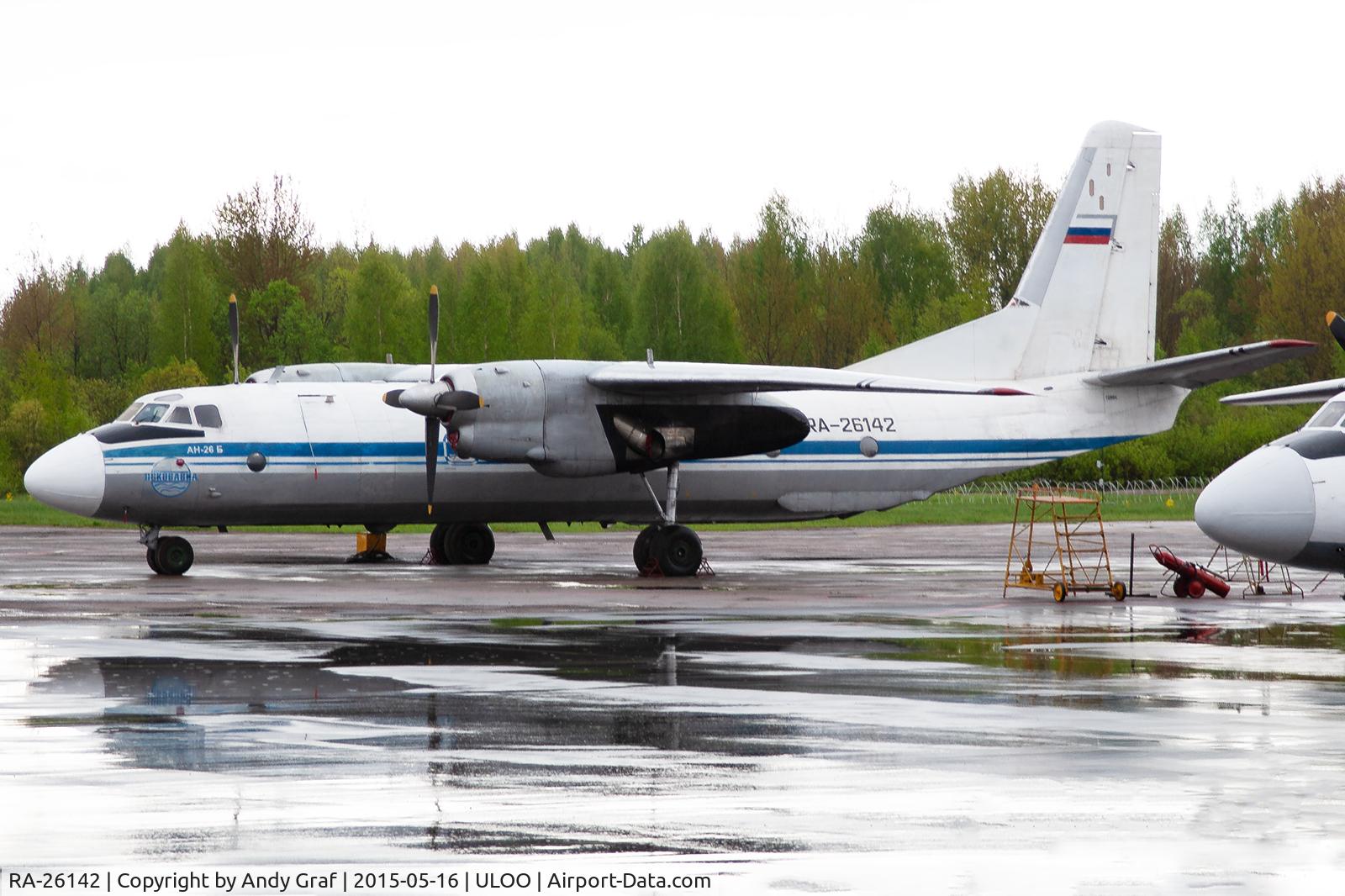 RA-26142, 1984 Antonov An-26B C/N 12904, Pskovavia AN26