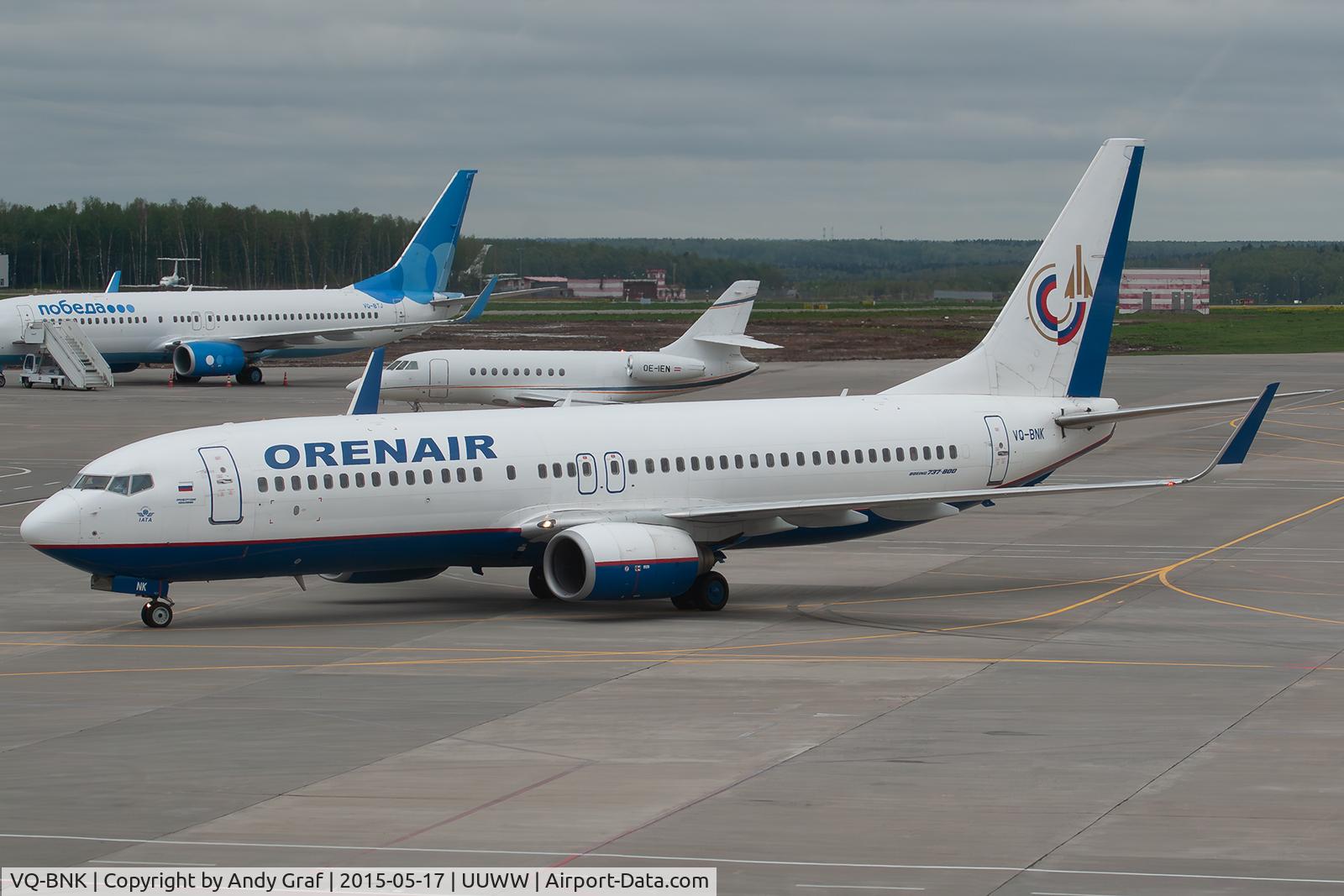 VQ-BNK, 2000 Boeing 737-8K5 C/N 30414, Orenair 737-800