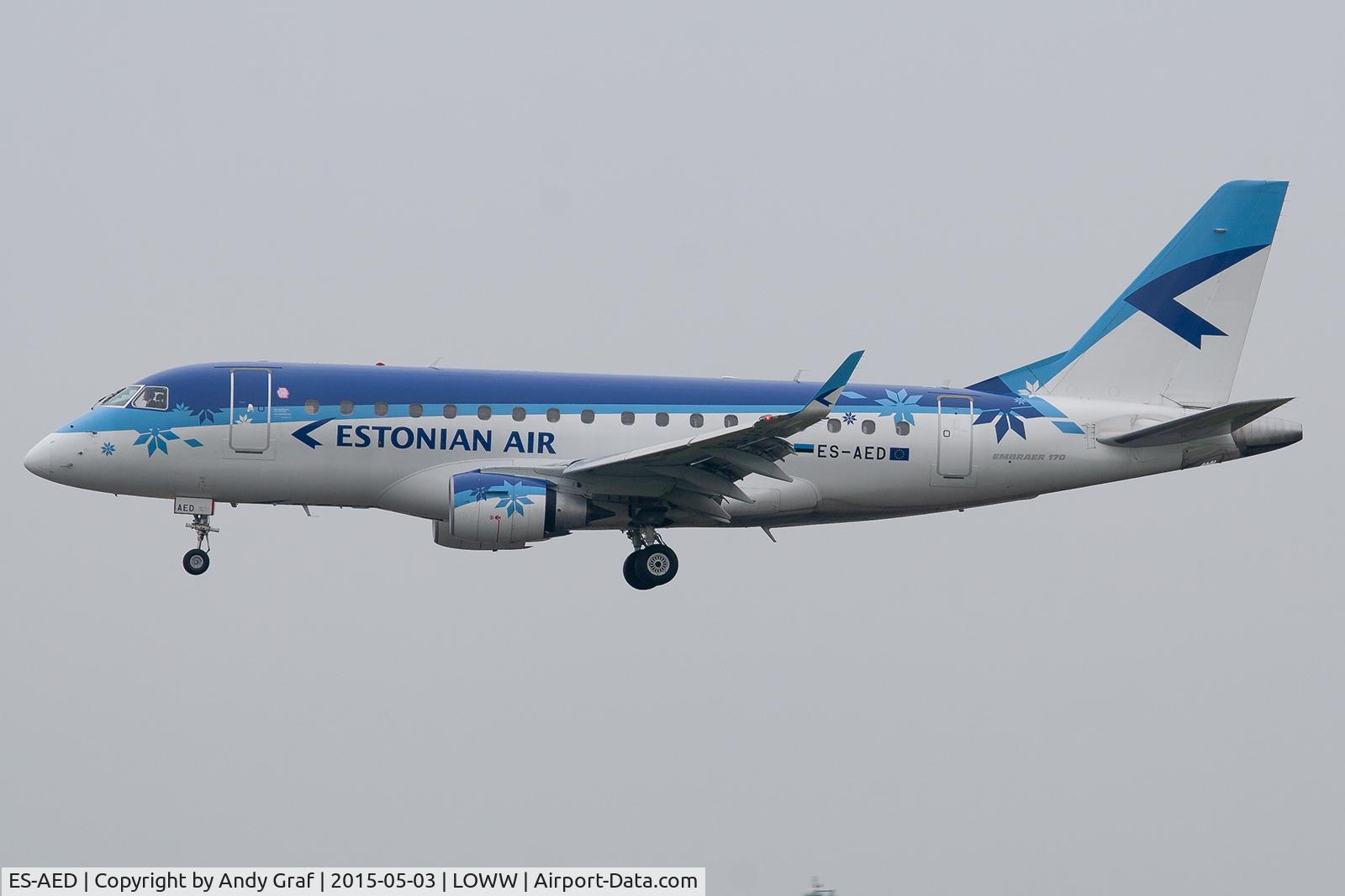 ES-AED, 2005 Embraer 170LR (ERJ-170-100LR) C/N 17000112, Estonian Air EMB170