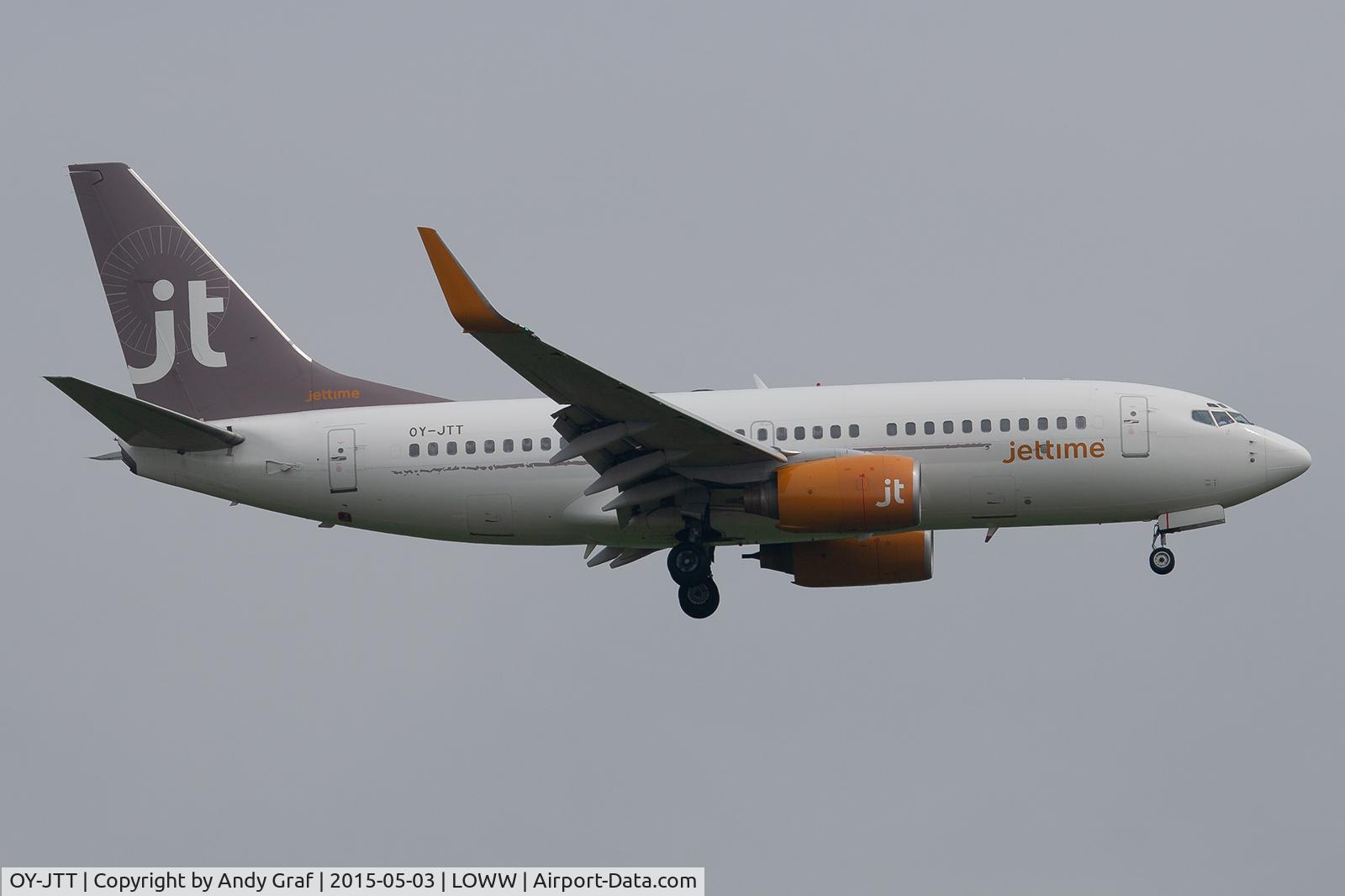 OY-JTT, 1999 Boeing 737-73S C/N 29079, Jettime 737-700