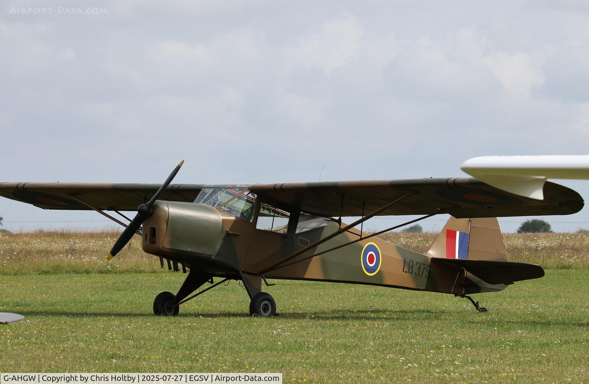 G-AHGW, 1943 Taylorcraft Auster 1 C/N 222, At the Old Buckenham Airshow 2025