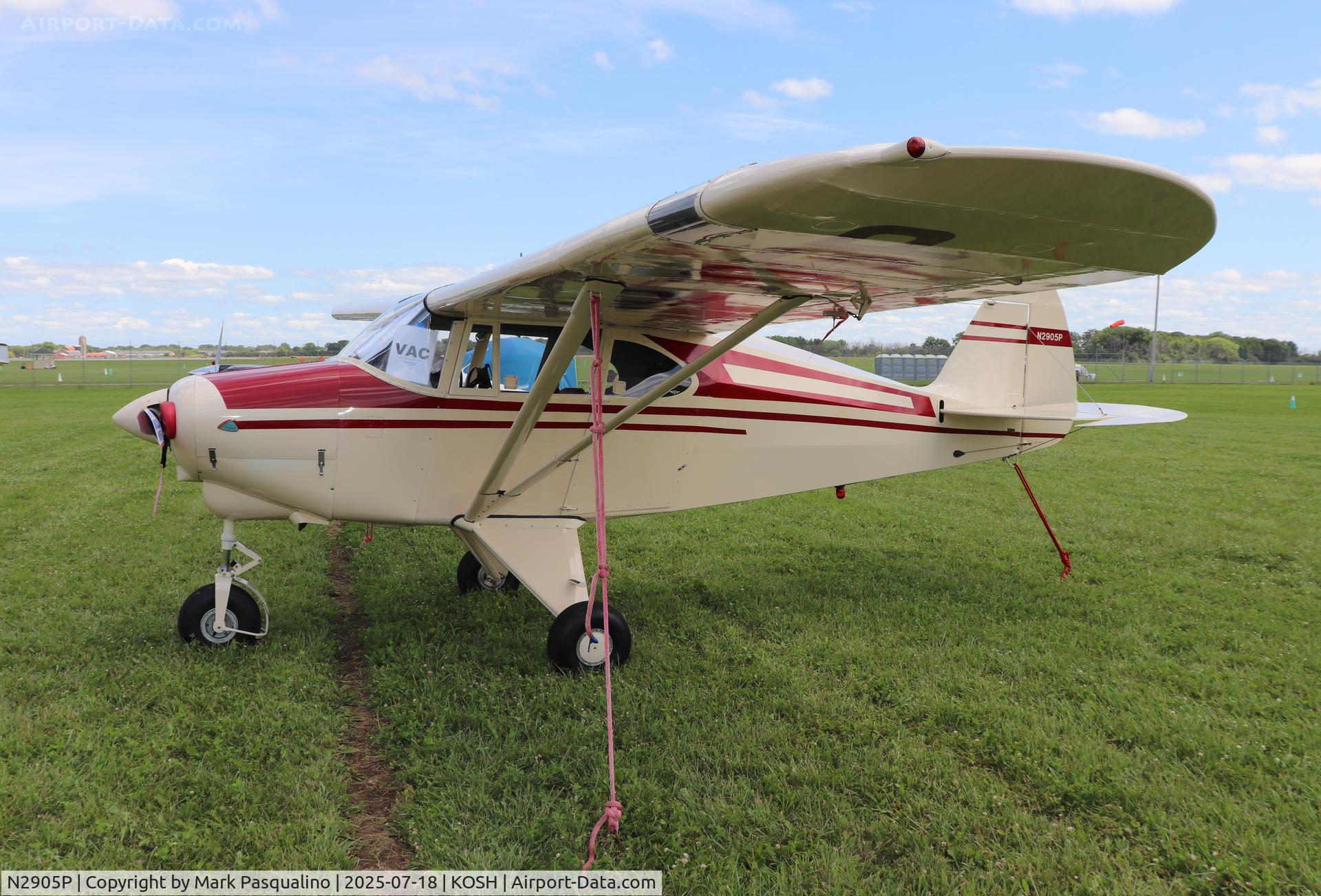N2905P, 1955 Piper PA-22-150 Tri-Pacer C/N 22-3172, Piper PA-22-150