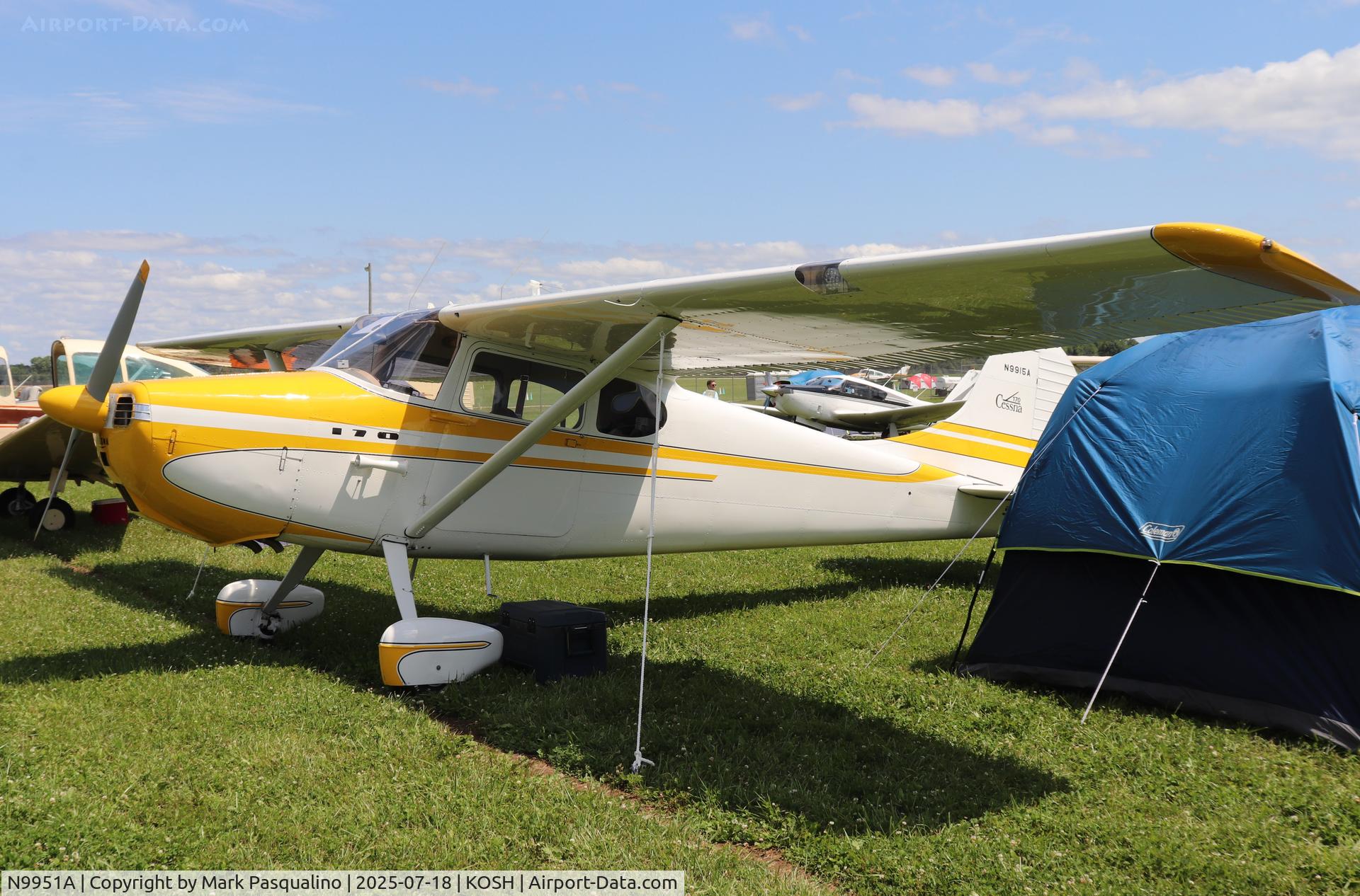 N9951A, , Cessna 170A