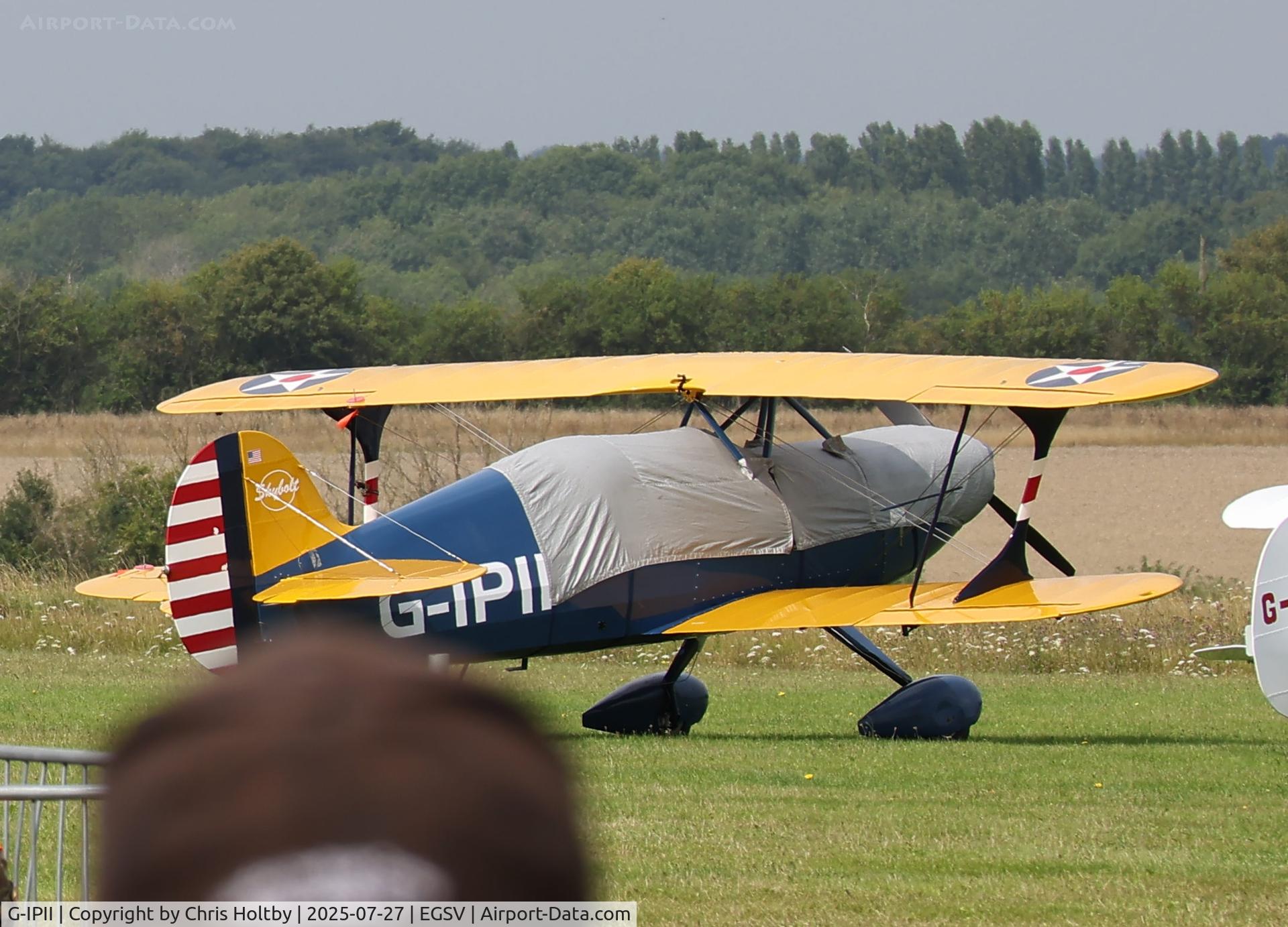 G-IPII, 1989 Steen Skybolt 1A C/N J P 1, At Old Buckenham, Norfolk