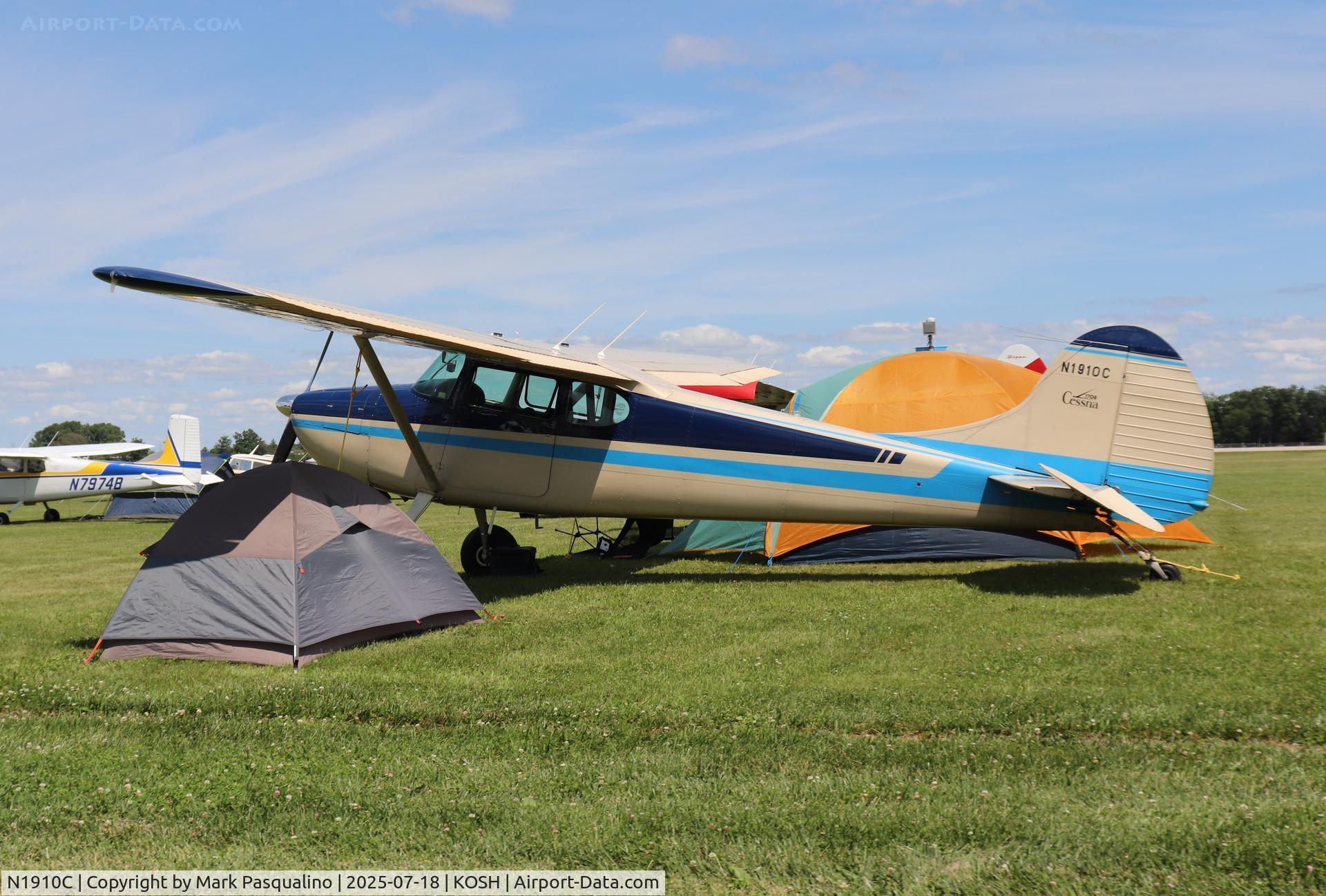 N1910C, 1953 Cessna 170B C/N 26055, Cessna 170B