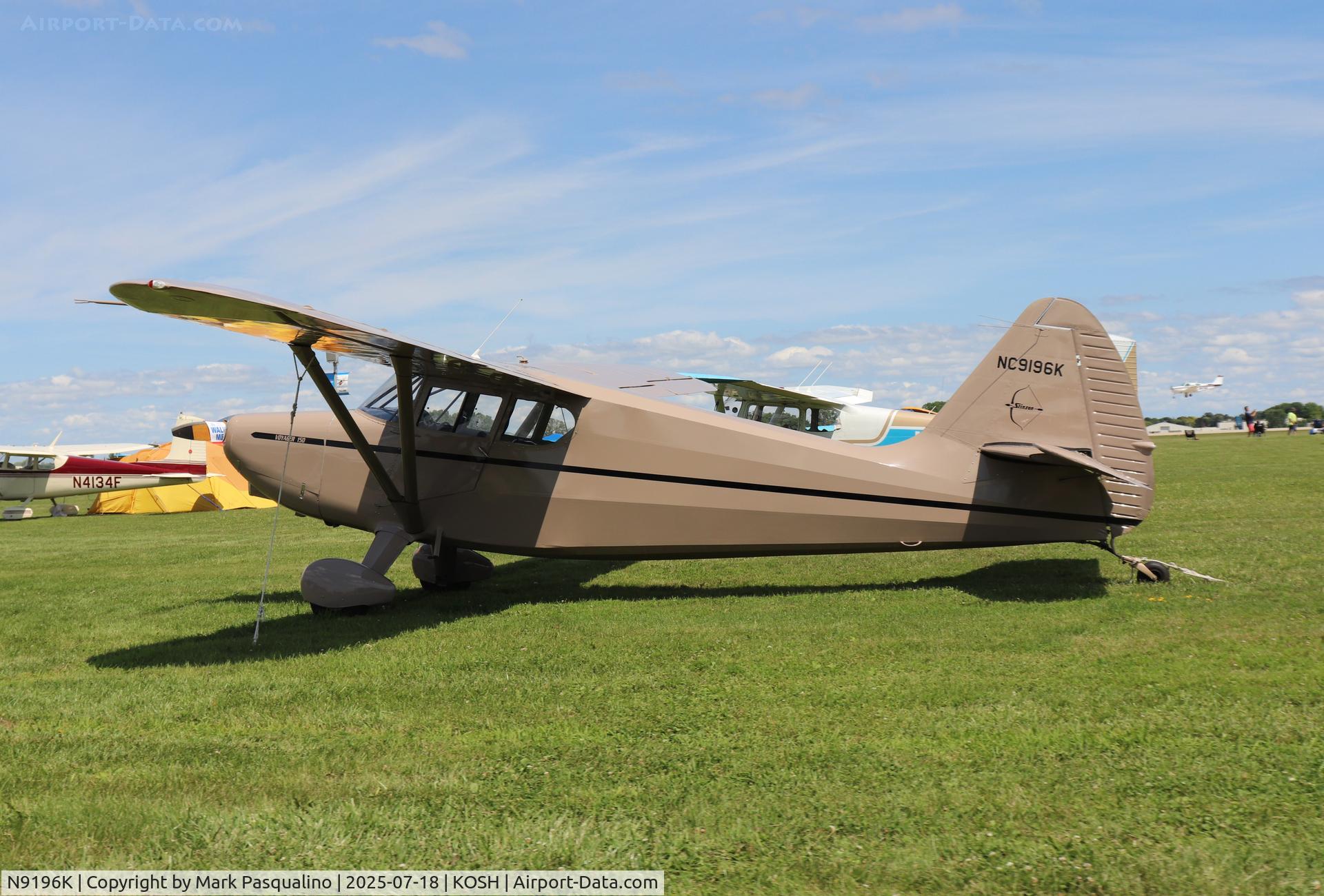 N9196K, 1947 Stinson 108-1 Voyager C/N 108-2196, Stinson 108-1
