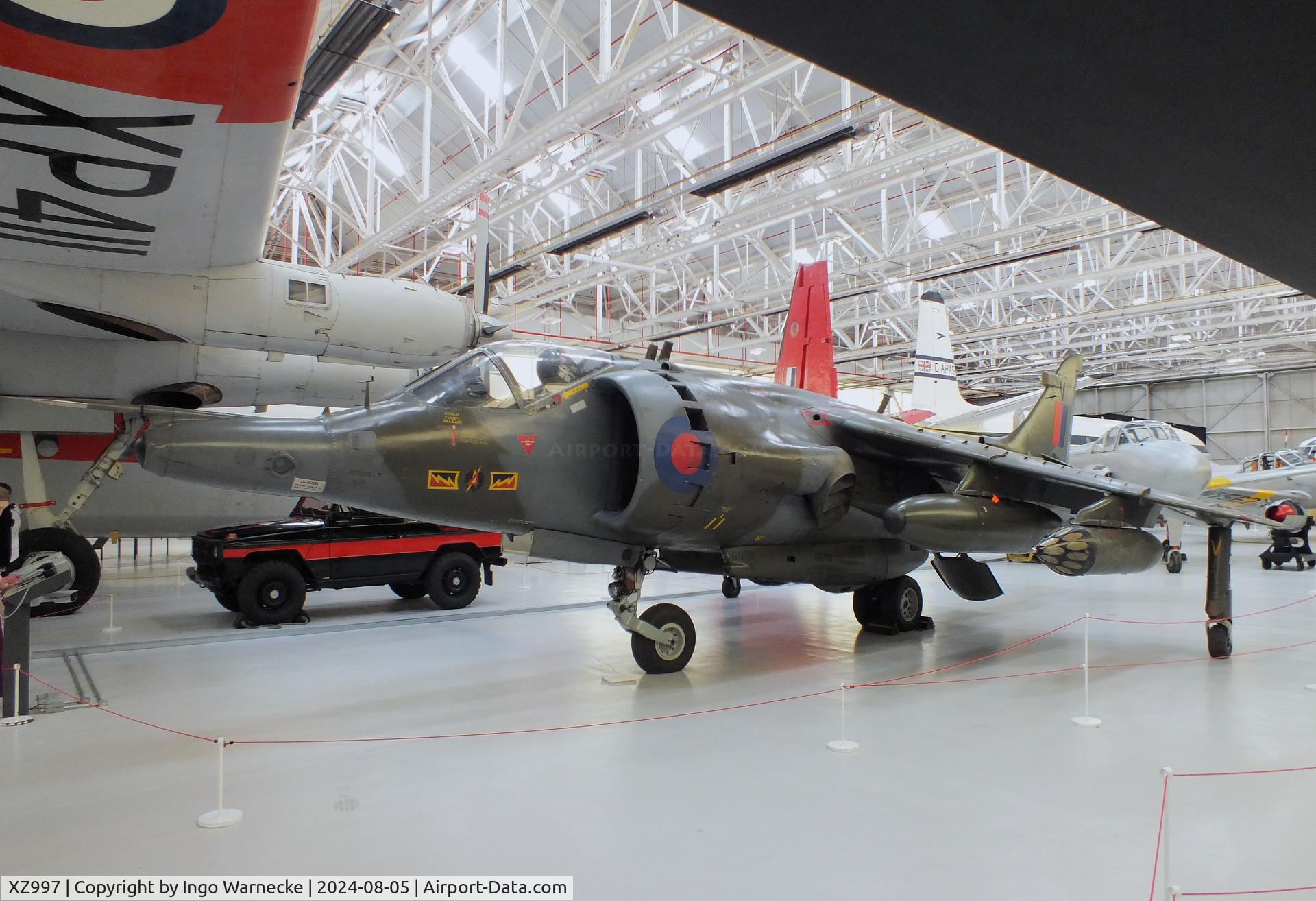 XZ997, British Aerospace Harrier GR.3 C/N 712220, Hawker Siddeley Harrier GR3 at the RAF Museum Cosford