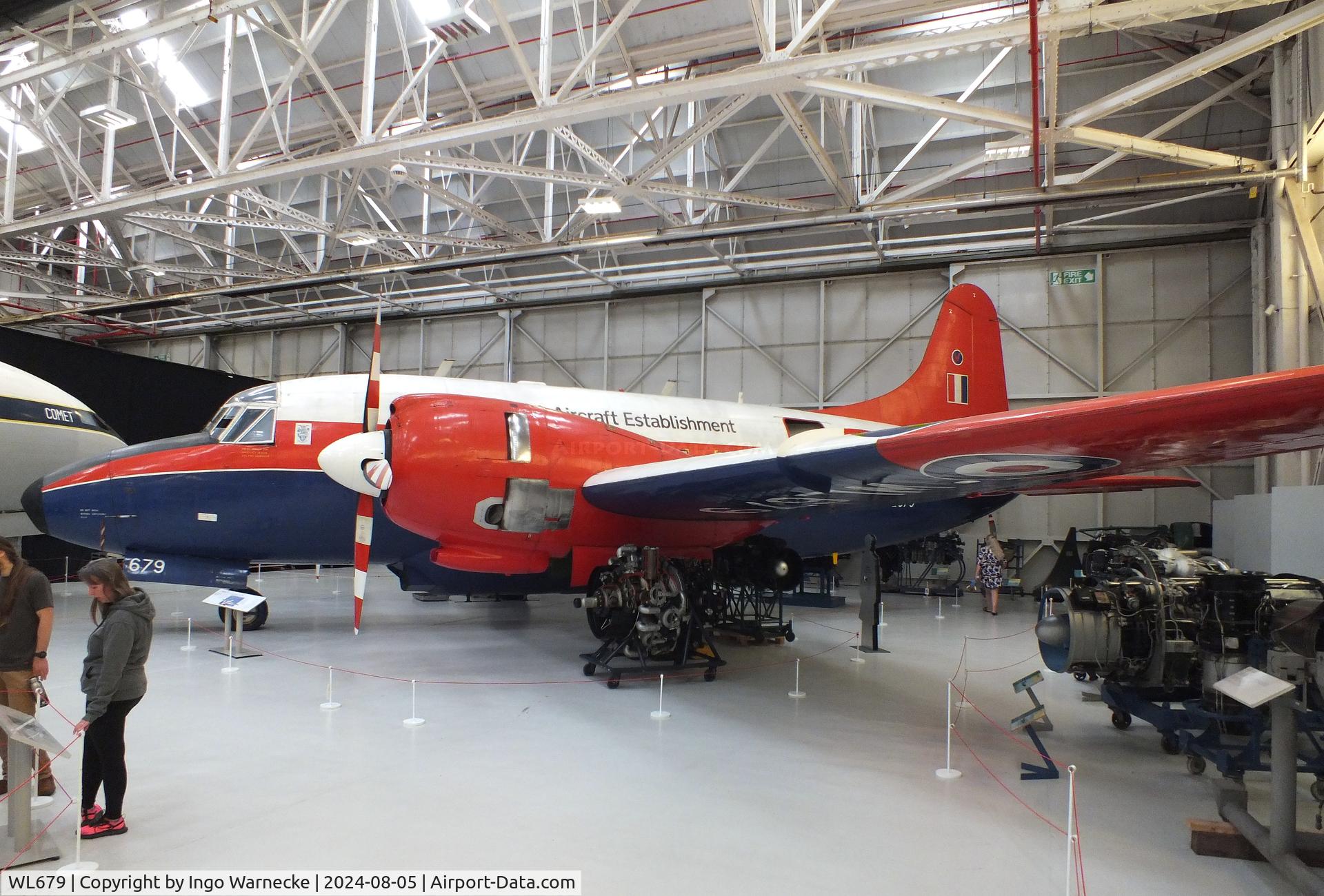 WL679, 1953 Vickers Varsity T.1 C/N Not found WL679, Vickers Varsity T1 at the RAF Museum Cosford