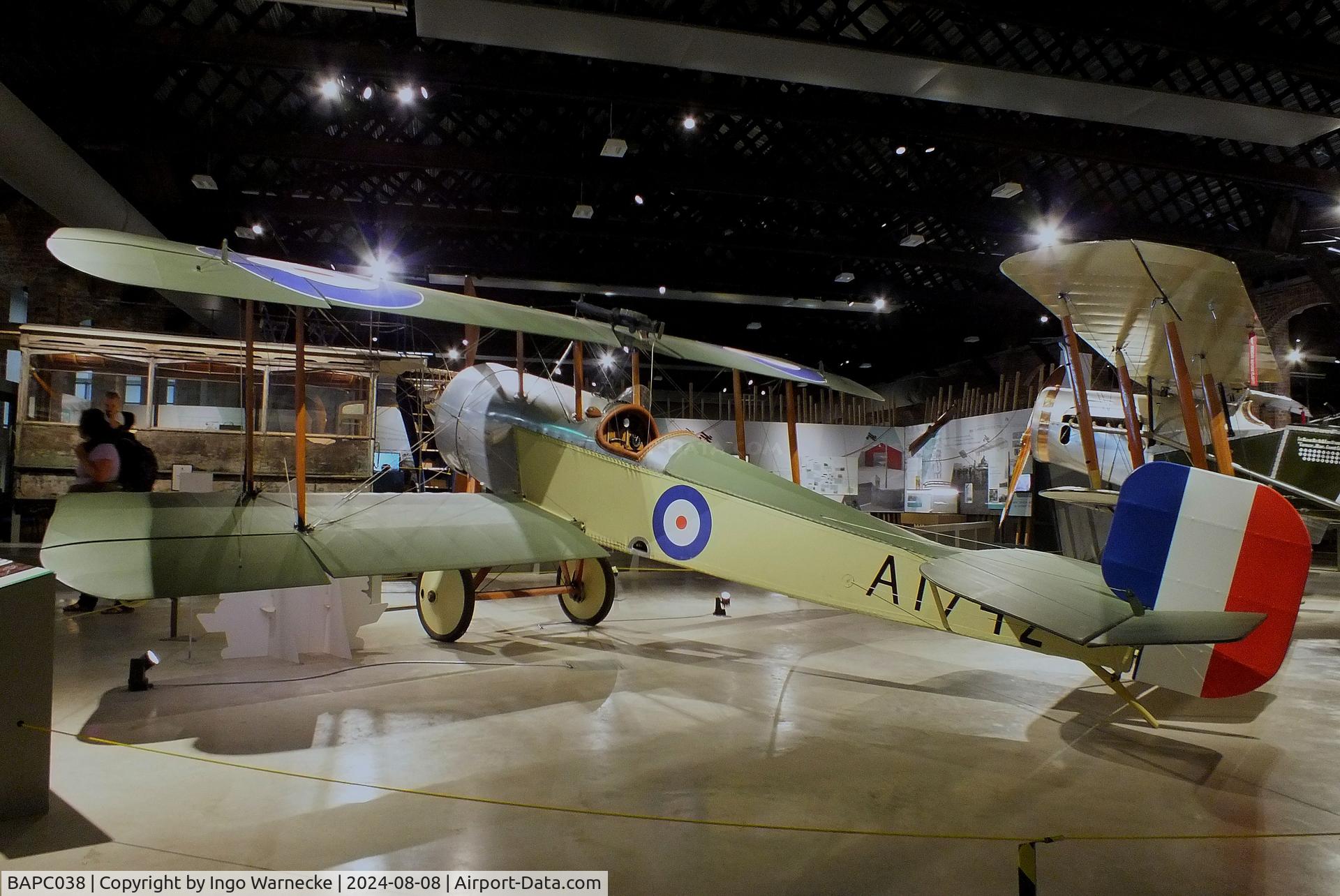 BAPC038, 1962 Bristol Scout D Replica C/N BAPC.038, Bristol Scout D replica (built by RAF apprentices) at Aerospace Bristol