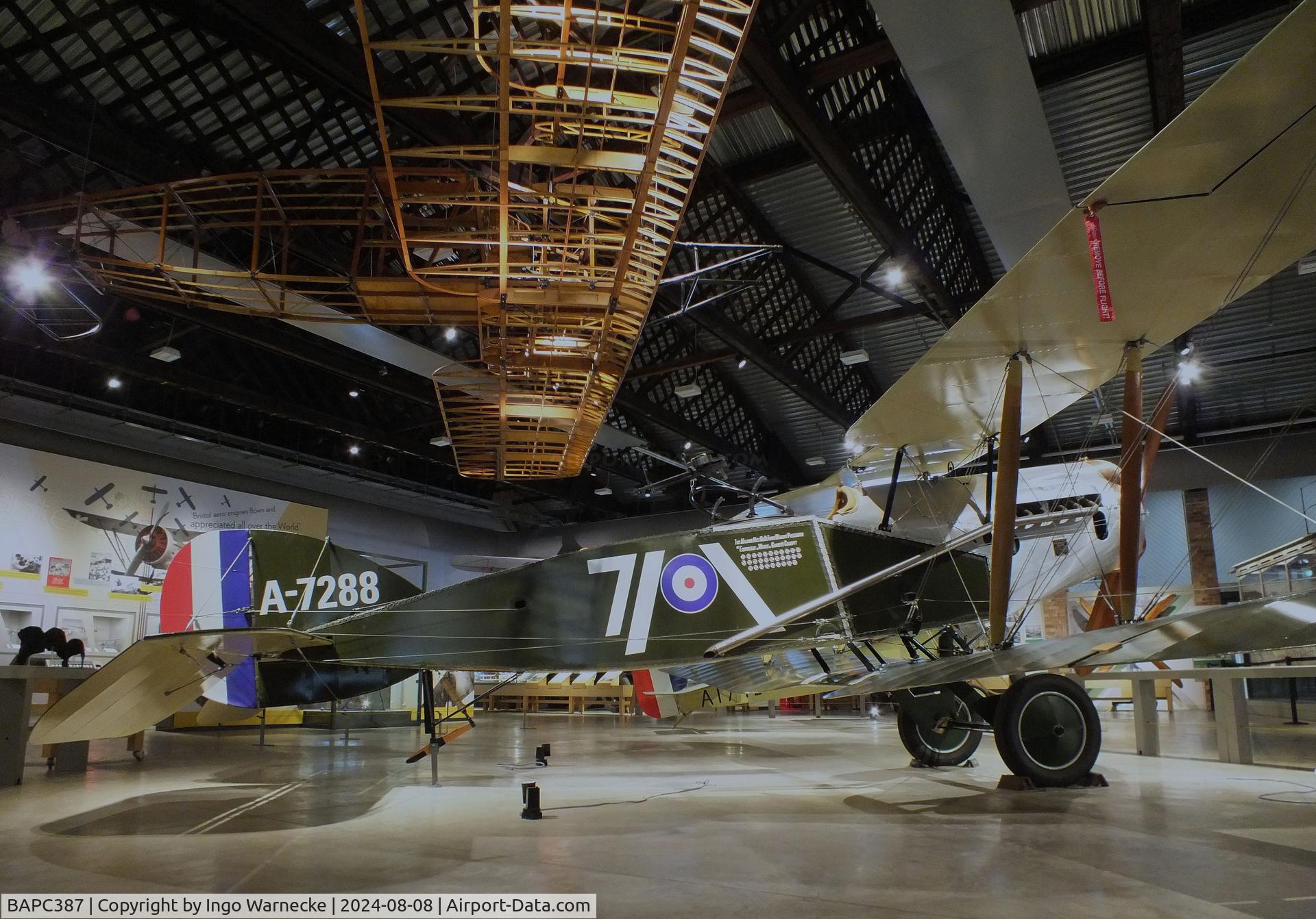 BAPC387, 2010 Airbus/Rolls-Royce Bristol F.2B Fighter replica C/N 01, Airbus/Rolls-Royce/GKN Bristol F.2B Fighter replica at Aerospace Bristol