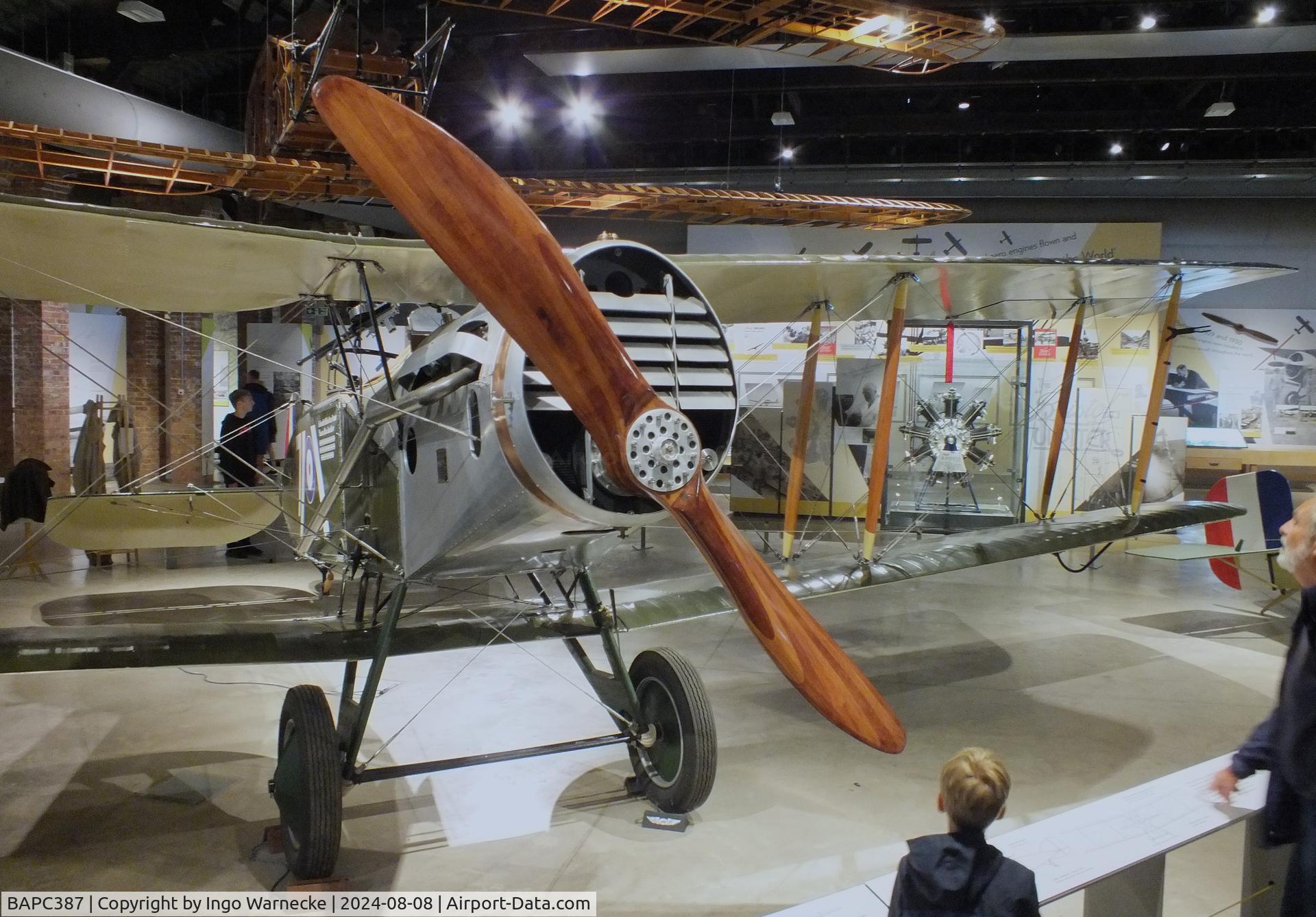 BAPC387, 2010 Airbus/Rolls-Royce Bristol F.2B Fighter replica C/N 01, Airbus/Rolls-Royce/GKN Bristol F.2B Fighter replica at Aerospace Bristol