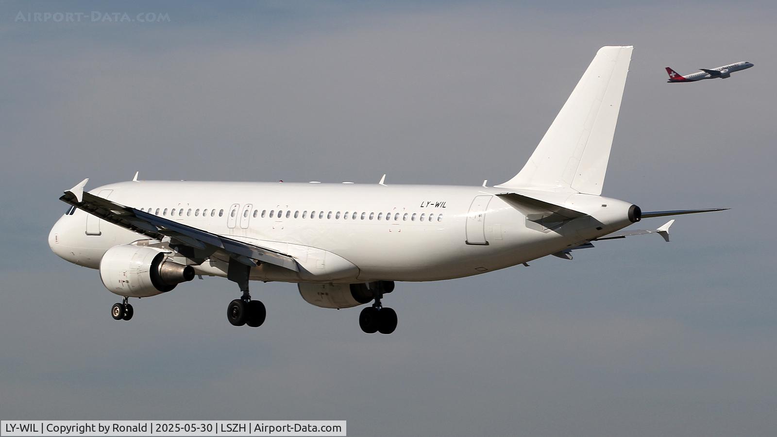 LY-WIL, 2007 Airbus A320-214 C/N 3138, at zrh