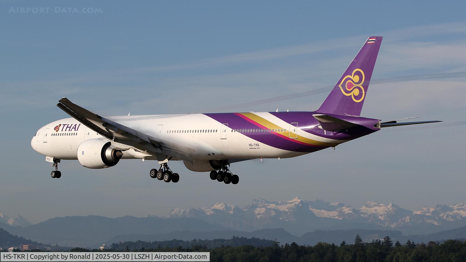 HS-TKR, 2013 Boeing 777-3AL/ER C/N 41527, at zrh