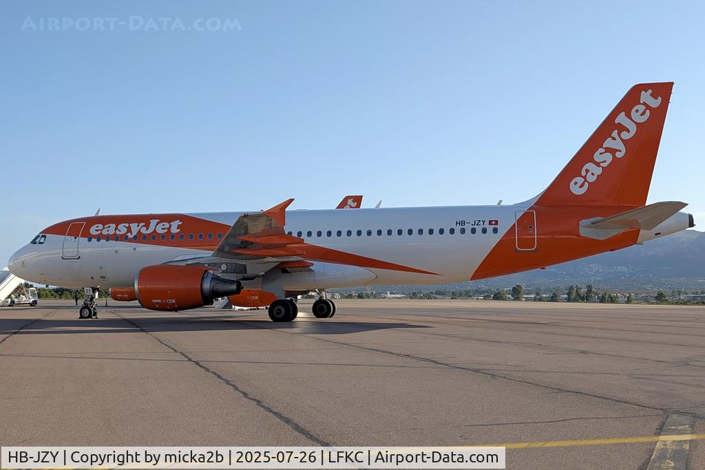 HB-JZY, 2010 Airbus A320-214 C/N 4196, Parked with new livery