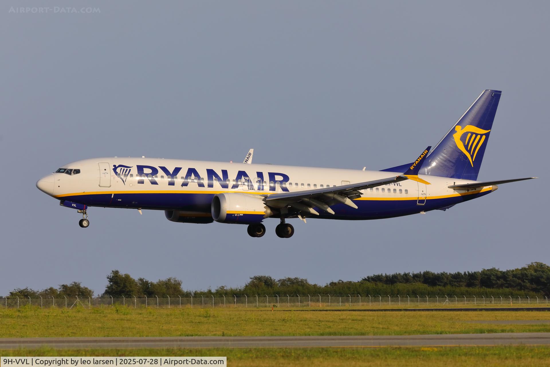 9H-VVL, Boeing 737-8-200 MAX C/N 62364, Copenhagen 28.7.2025