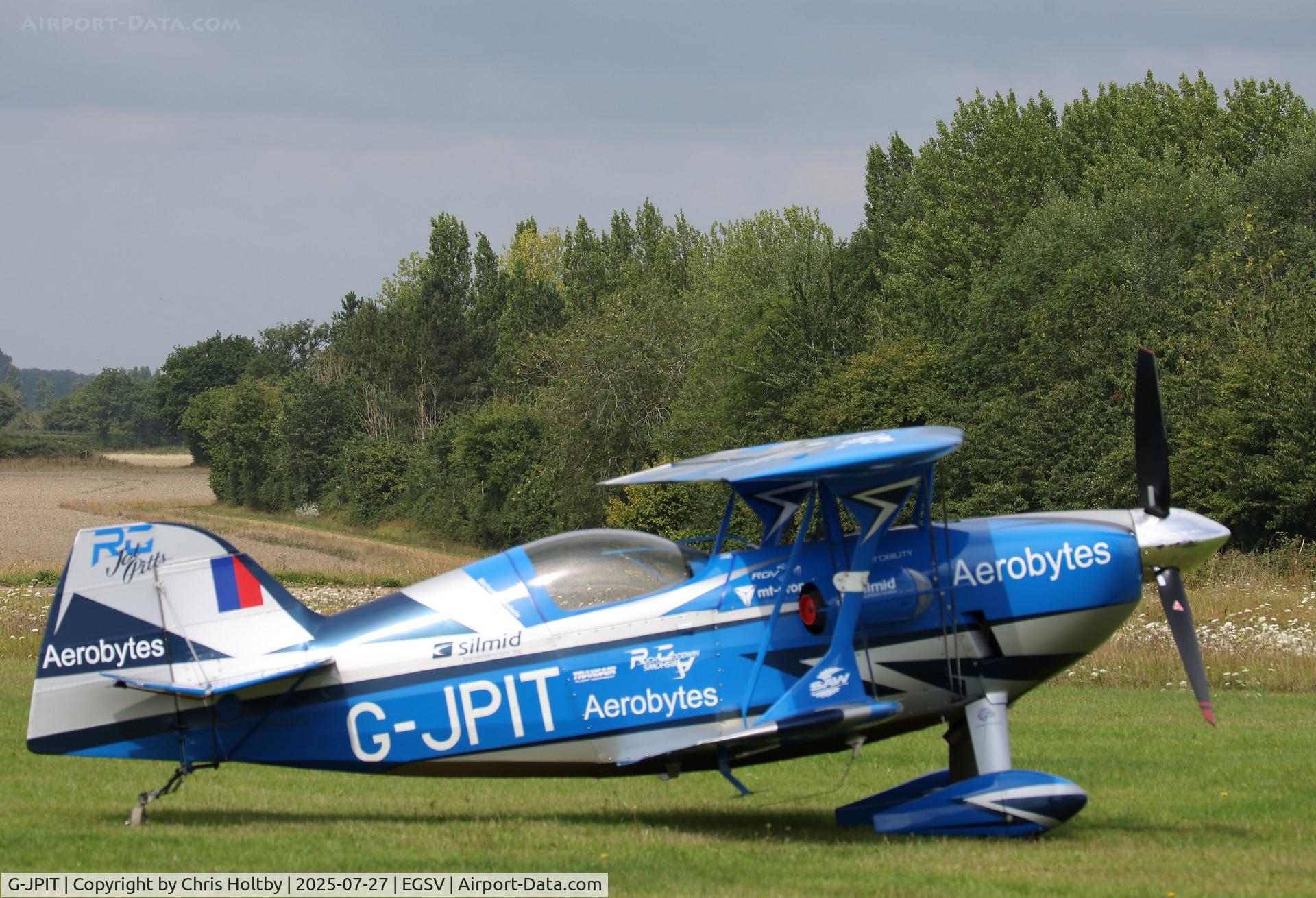 G-JPIT, 2017 Pitts S-2SE Special (modified) Special C/N LAA 009C-15409, At the Old Buckenham Airshow 2025