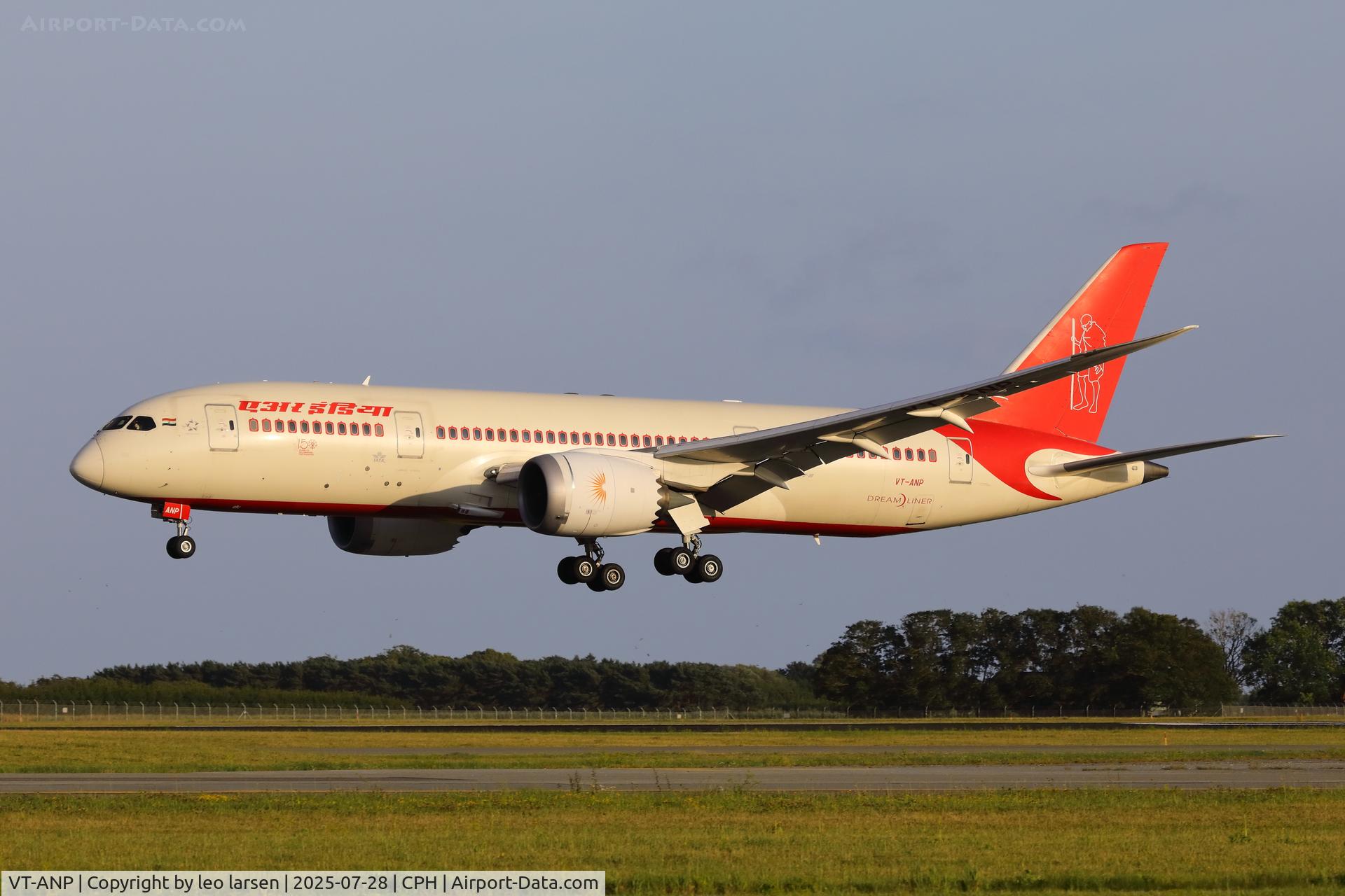 VT-ANP, 2013 Boeing 787-8 Dreamliner C/N 36287, Copenhagen 28.7.2025