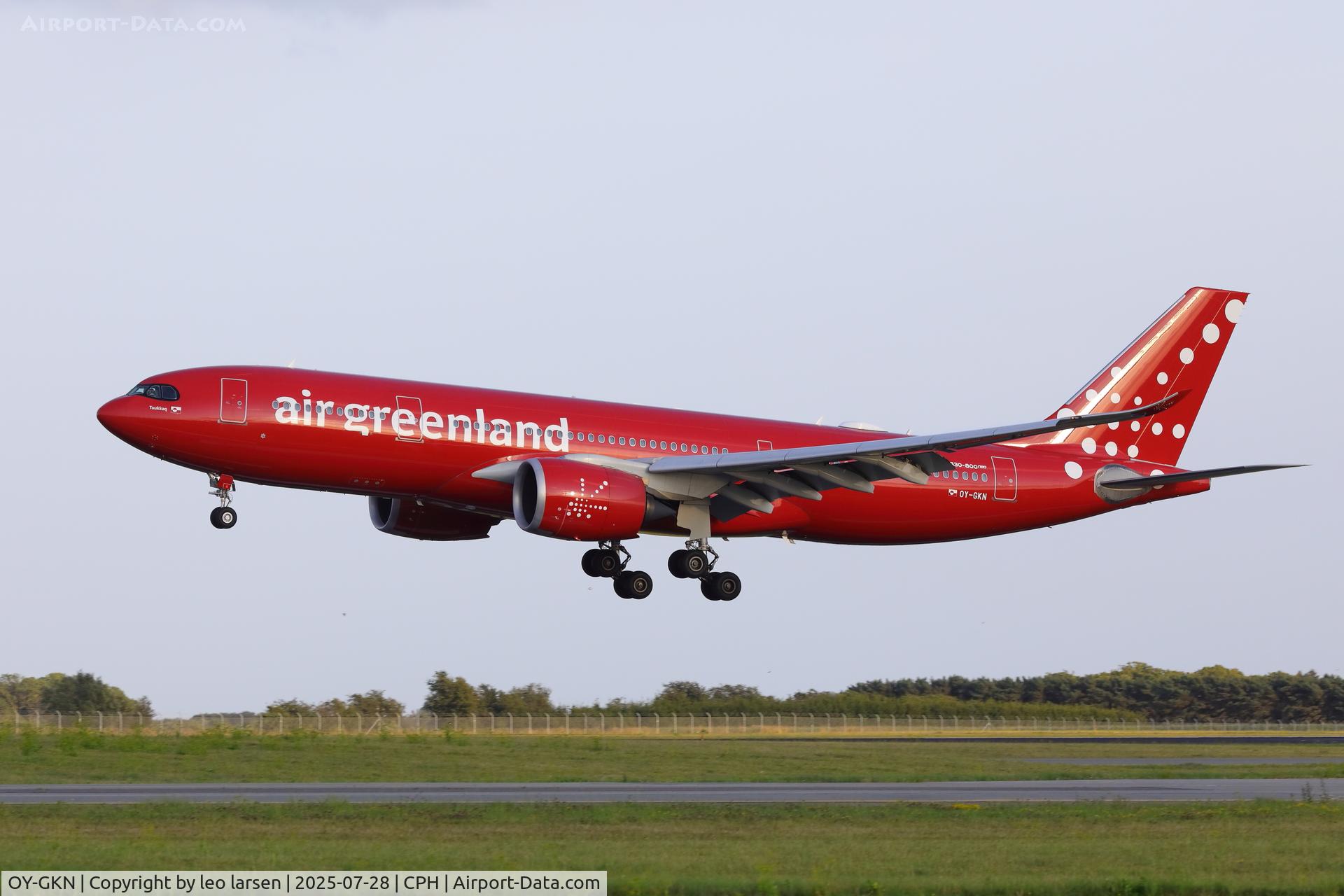 OY-GKN, 2022 Airbus A330-841 C/N 2020, Copenhagen 28.7.2025