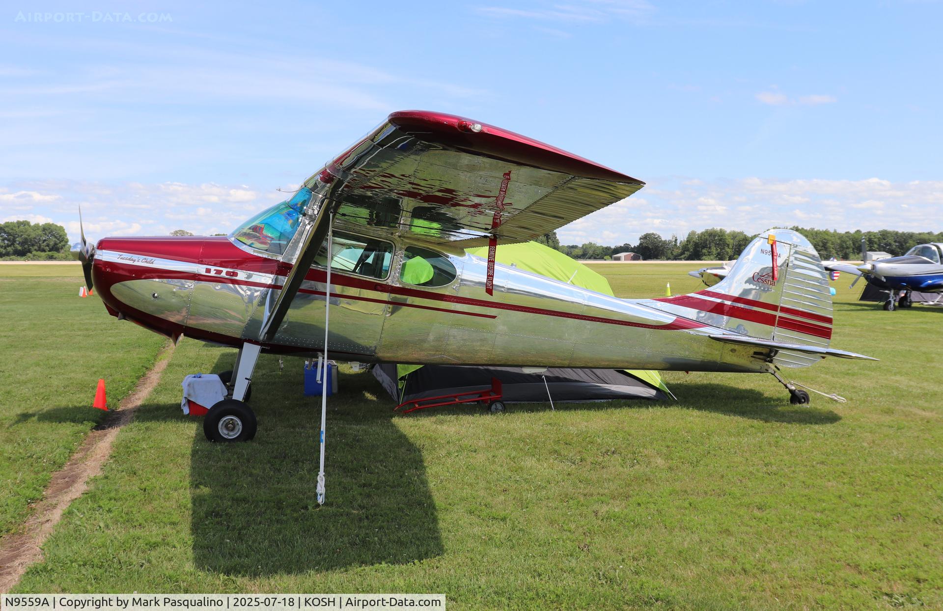 N9559A, 1949 Cessna 170A C/N 19120, Cessna 170A