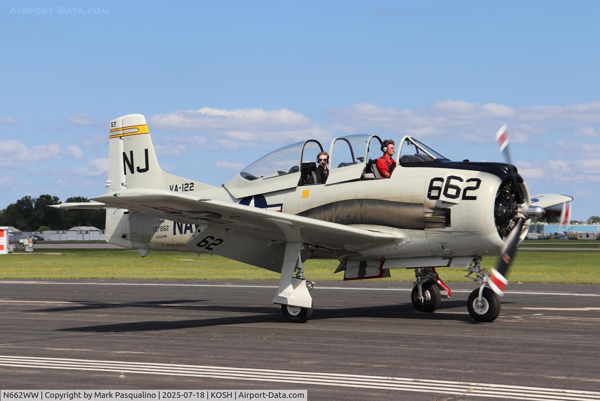 N662WW, 1954 North American T-28B C/N 137662, North American T-28B